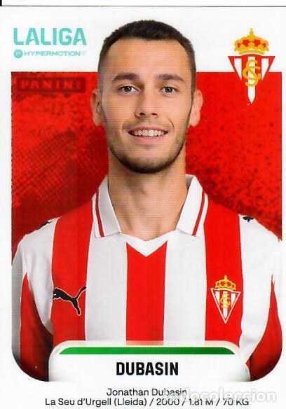 Cromos de F&uacute;tbol: PANINI HYPERMOTION 2025-26 (25 - 26) - N&ordm; 380 - DUBASIN - SPORTING DE GIJ&Oacute;N