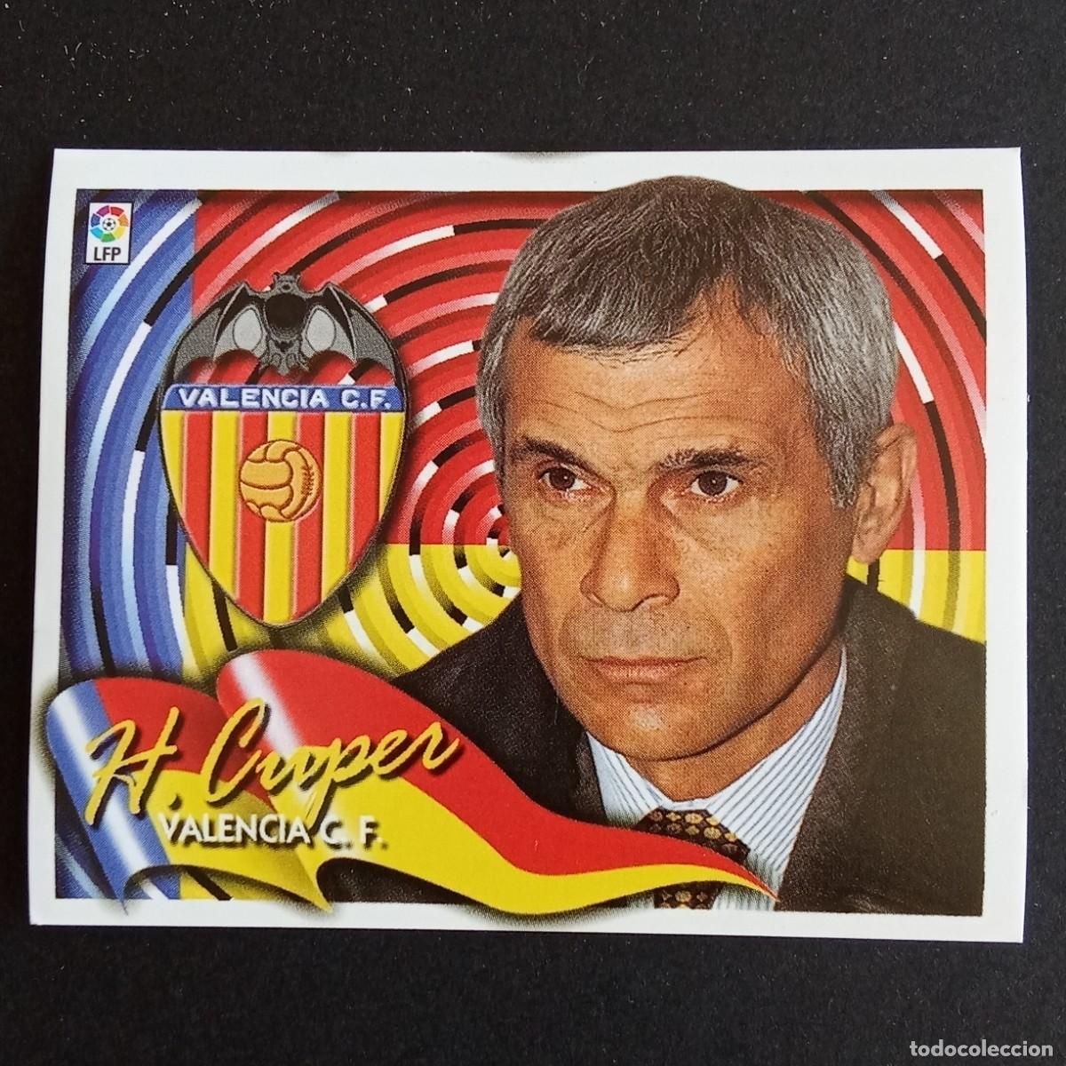 Football Stickers: CROMO LIGA 2000 2001 00 01 EDICIONES ESTE ENTRENADOR HECTOR CUPER VALENCIA NUNCA PEGADO