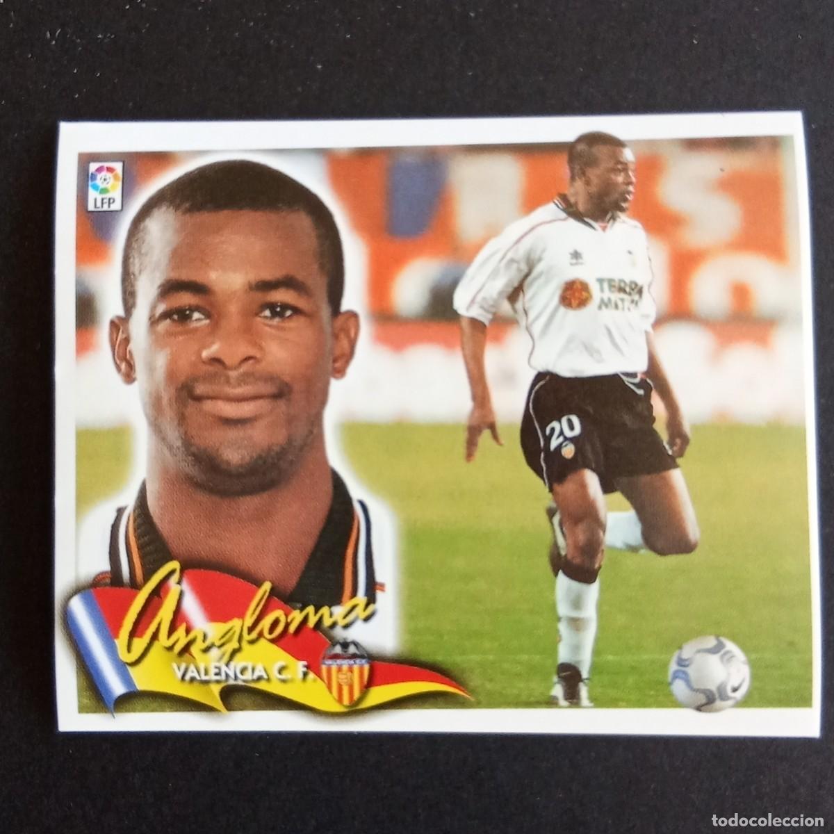 Football Stickers: CROMO LIGA 2000 2001 00 01 EDICIONES ESTE ANGLOMA VALENCIA NUNCA PEGADO