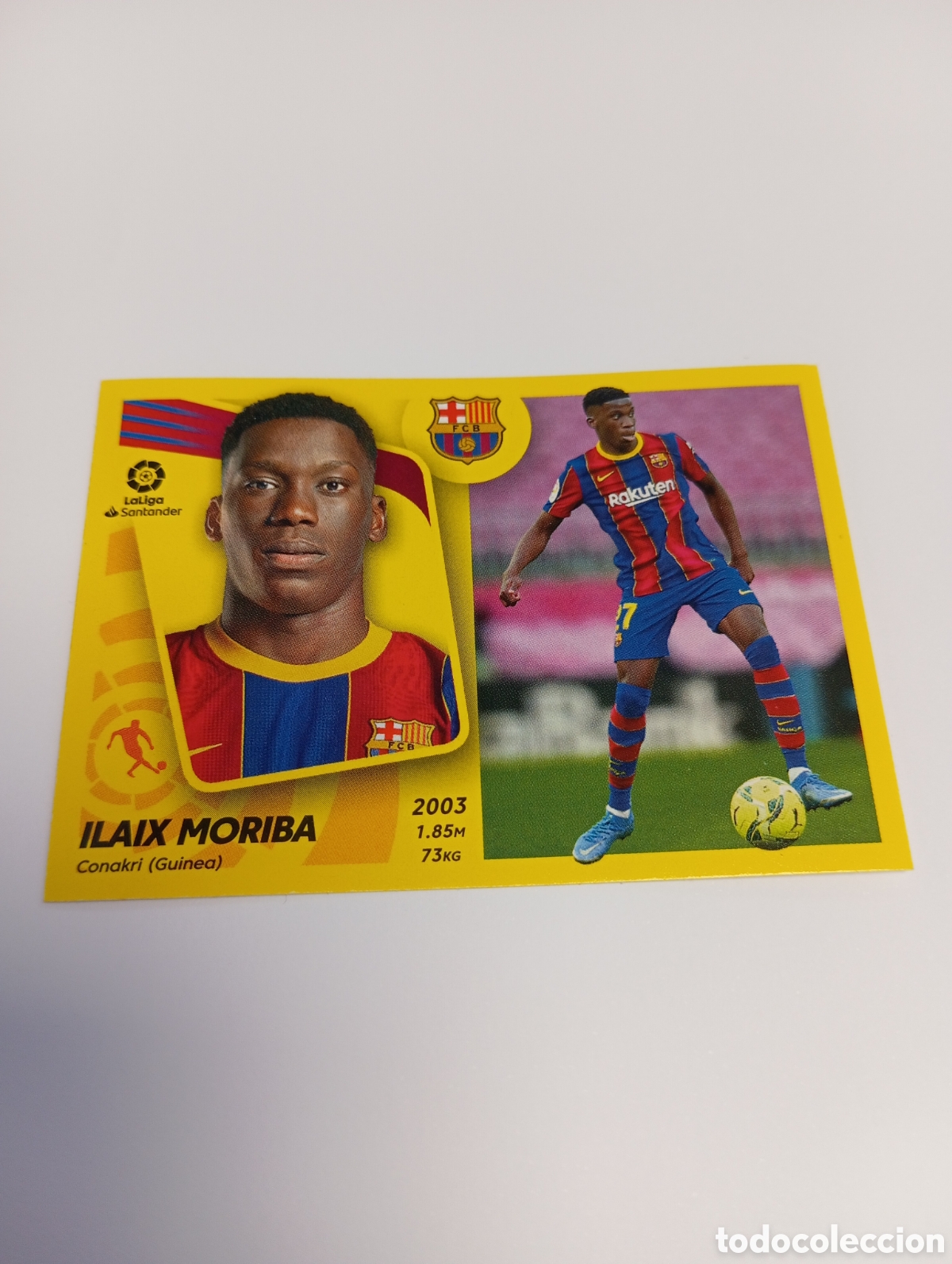 Fu&szlig;ball-Sticker: ILAIX MORIBA 15 A BARCELONA LIGA 21-22 ESTE 2021 2022 PANINI