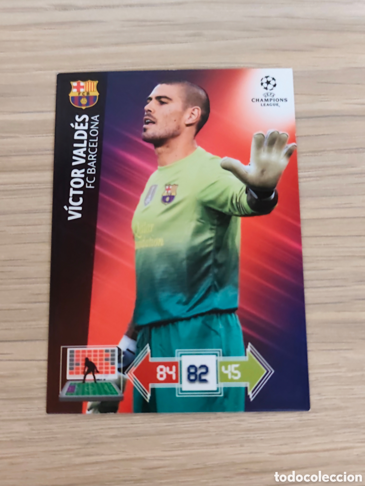 Football Stickers: V&Iacute;CTOR VALD&Eacute;S FC BARCELONA ADRENALYN XL UEFA CHAMPIONS LEAGUE 2012 2013