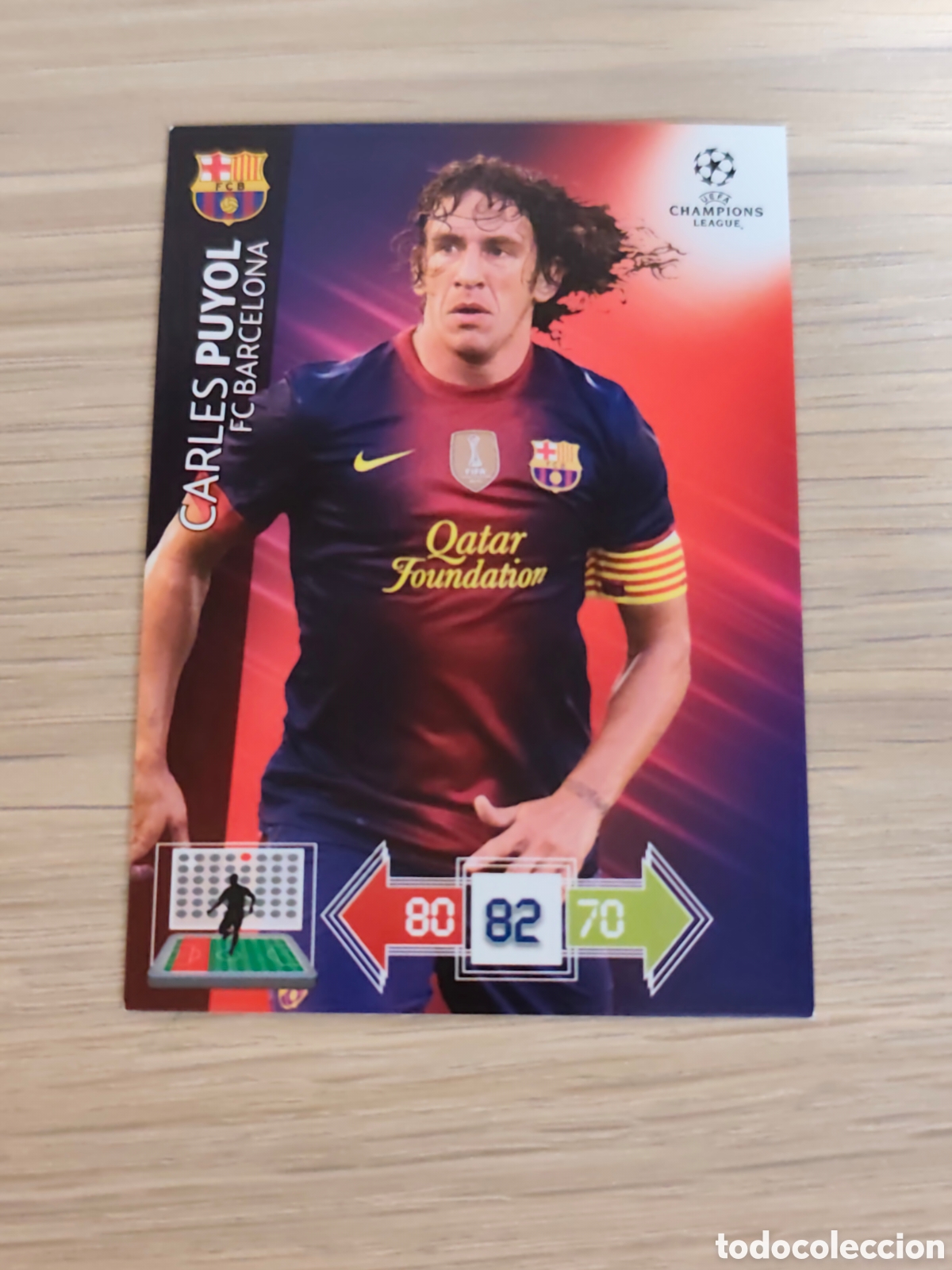 Football Stickers: PUYOL FC BARCELONA ADRENALYN XL UEFA CHAMPIONS LEAGUE 2012 2013