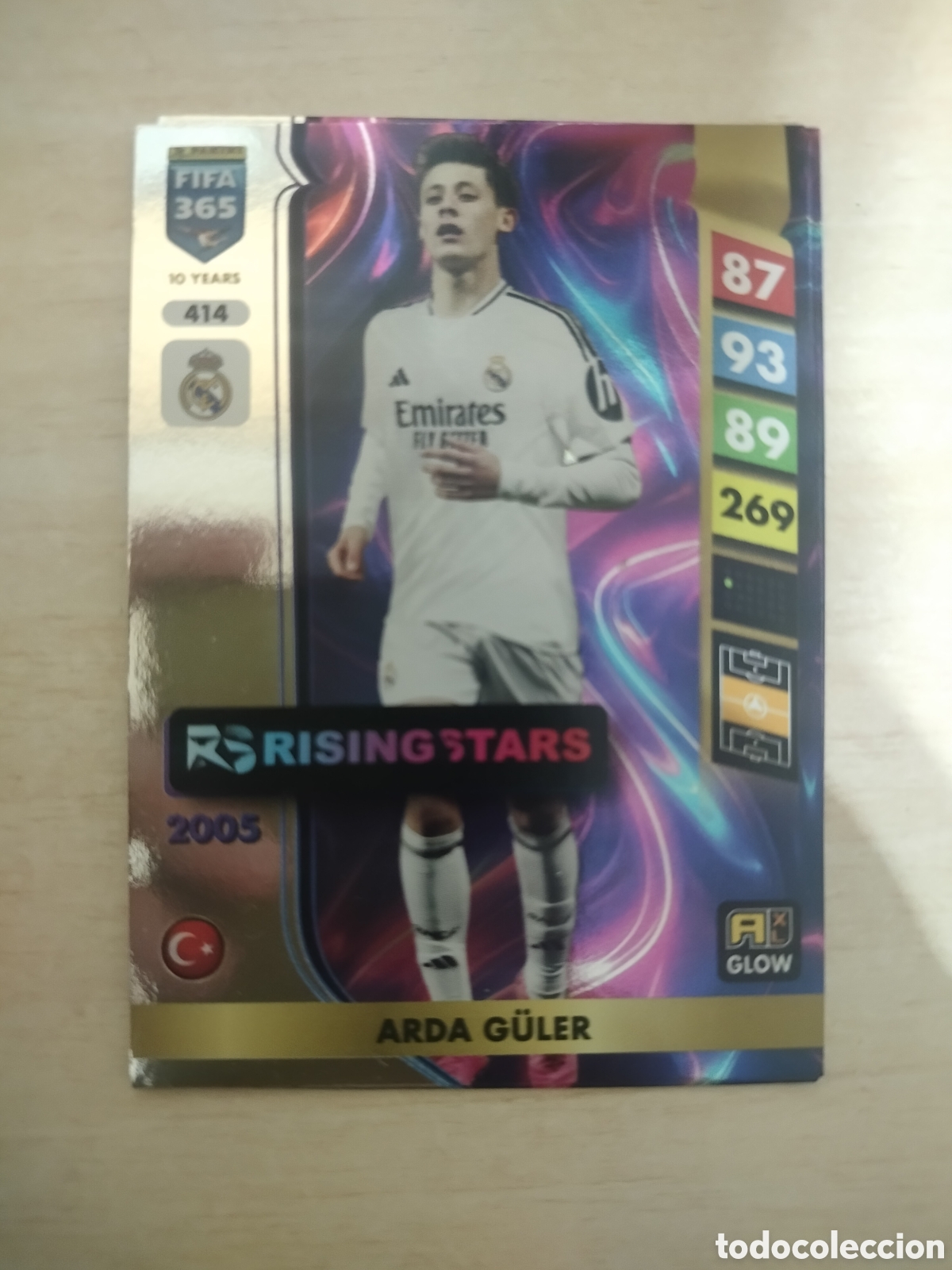 Figurine di Calcio: ARDA GULER RISING STARS 414 ADRENALYN XL FIFA 365 2024 2025 24 25