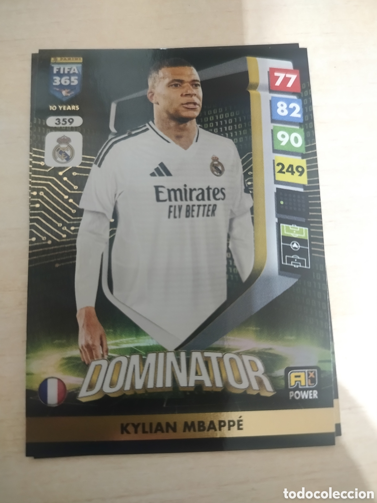 Cromos de F&uacute;tbol: MBAPPE DOMINATOR 359 ADRENALYN XL FIFA 365 2024 2025 24 25