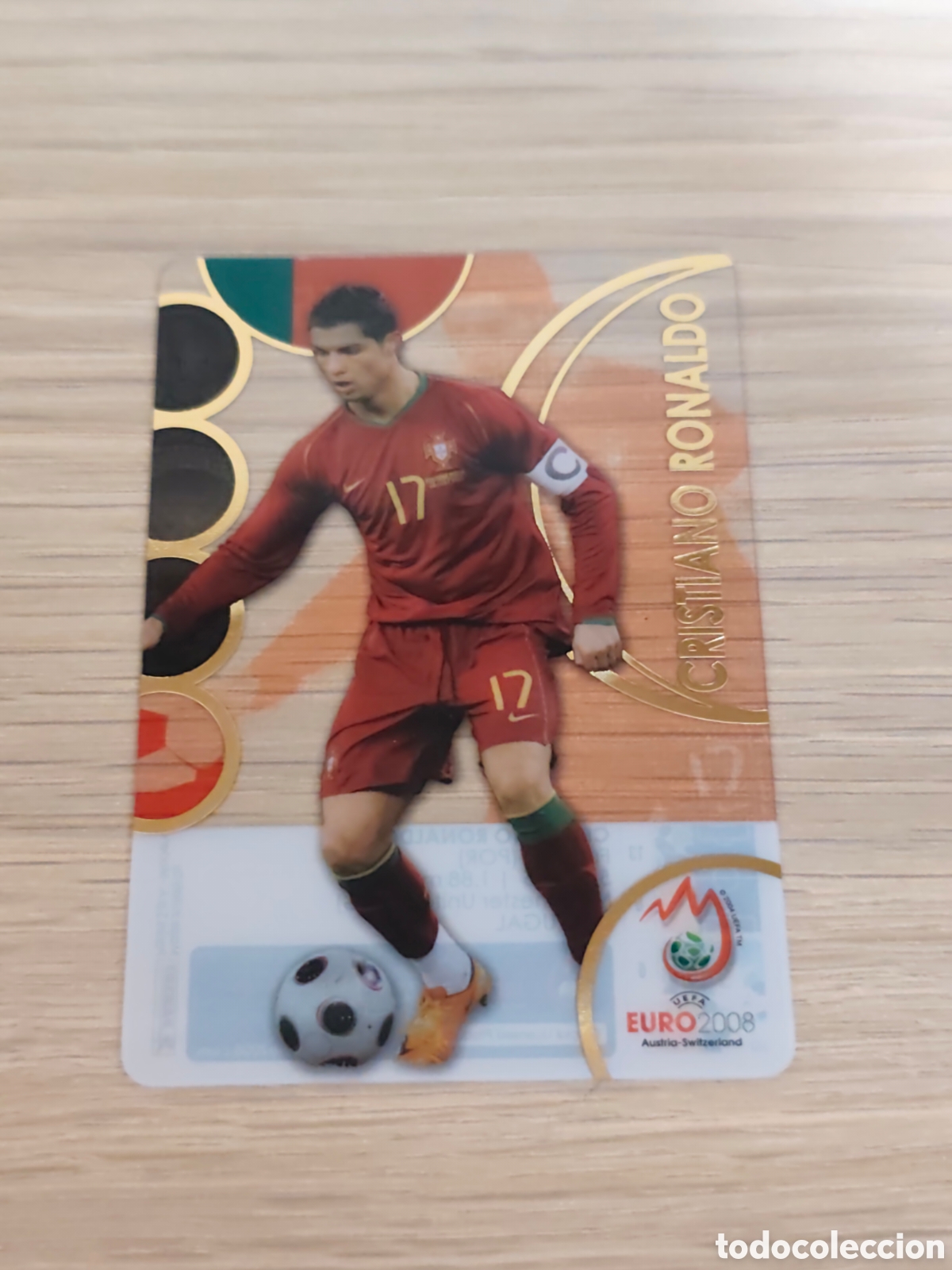 Cromos de F&uacute;tbol: ULTRA CARD 154 CRISTIANO RONALDO PORTUGAL EURO 2008