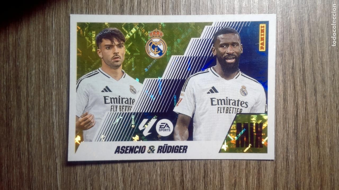 Cromos de Futebol: Liga ESTE 2025-26 3 ASENCIO / R&Uuml;DIGER (REAL MADRID) Mix PANINI 2025/26 25 26