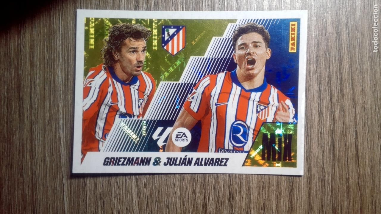 Fu&szlig;ball-Sticker: Liga ESTE 2025-26 10 GRIEZMANN / JULI&Aacute;N &Aacute;LVAREZ (ATL&Eacute;TICO DE MADRID) Mix PANINI 2025/26 25 26