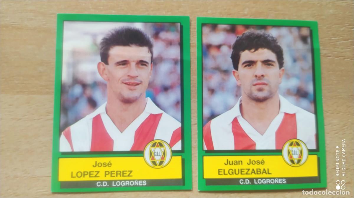 Fu&szlig;ball-Sticker: LOGRO&Ntilde;ES 117 LOPEZ PEREZ FUTBOL 90 PANINI -H
