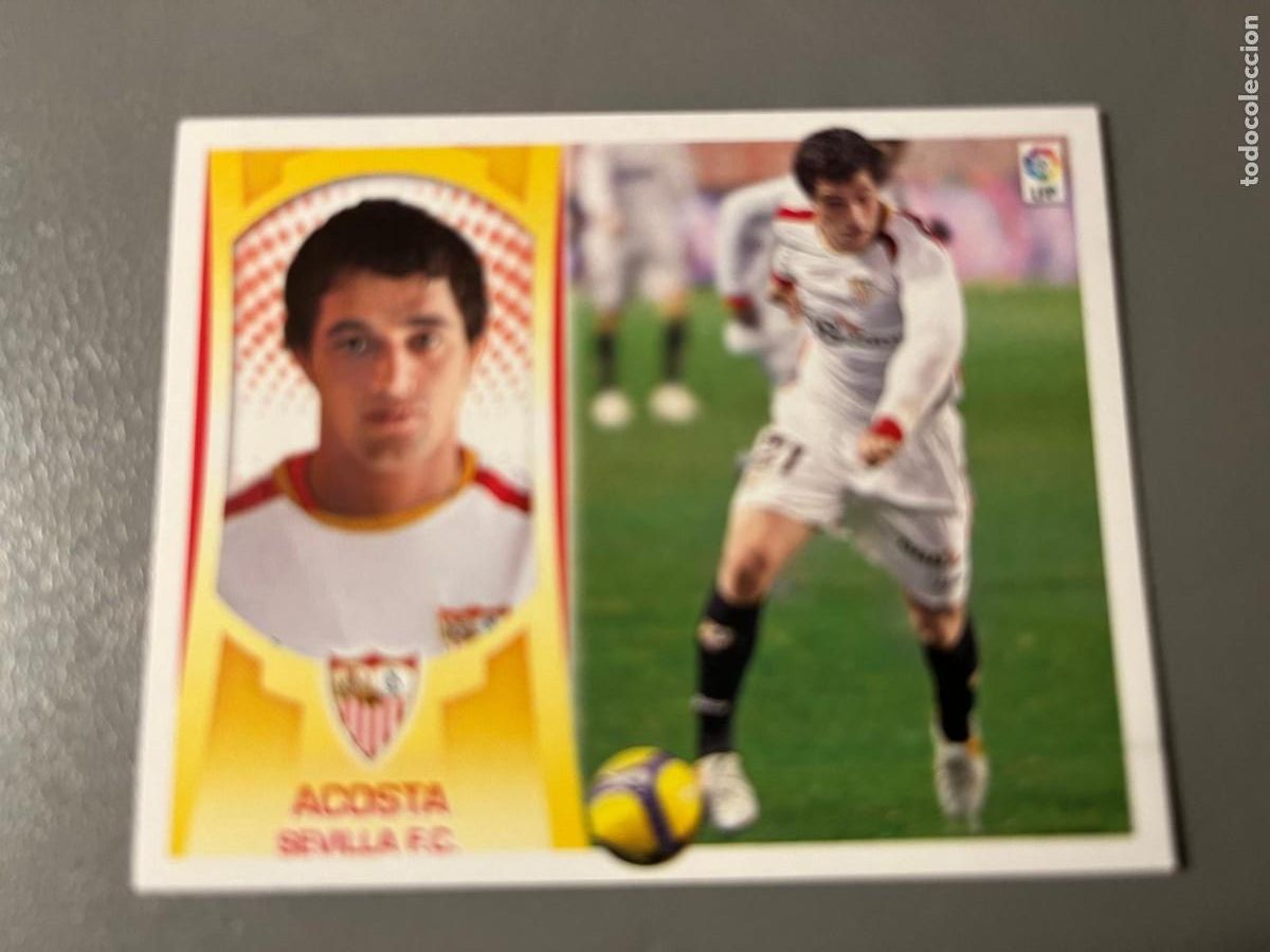 Cromos de Futebol: N&ordm; 14 B ACOSTA SEVILLA F.C. ESTE LIGA 09 10
