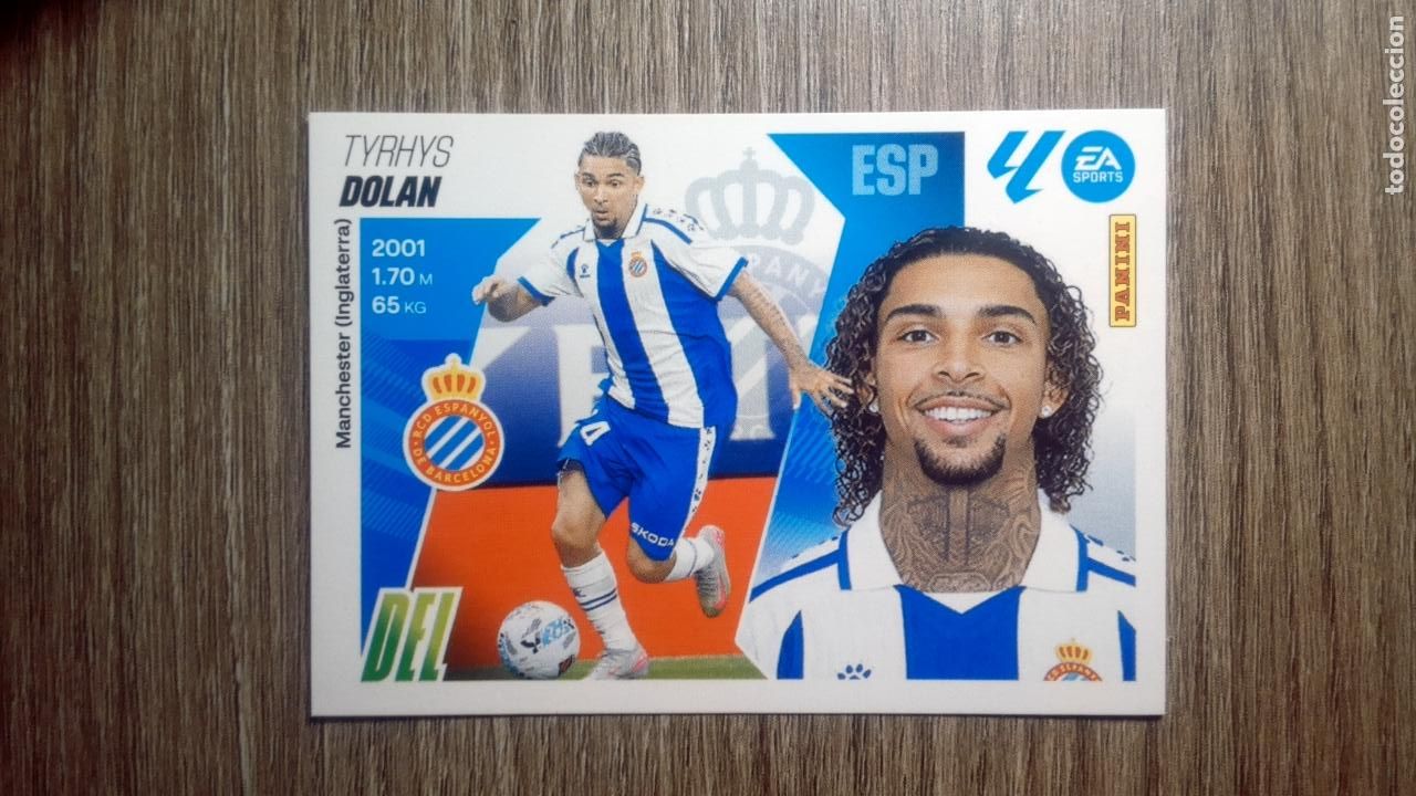 Figurine di Calcio: Liga ESTE 2025-26 27-. DOLAN - RCD ESPANYOL &Uacute;ltimos Fichajes Fichaje PANINI 2025/26 25 26