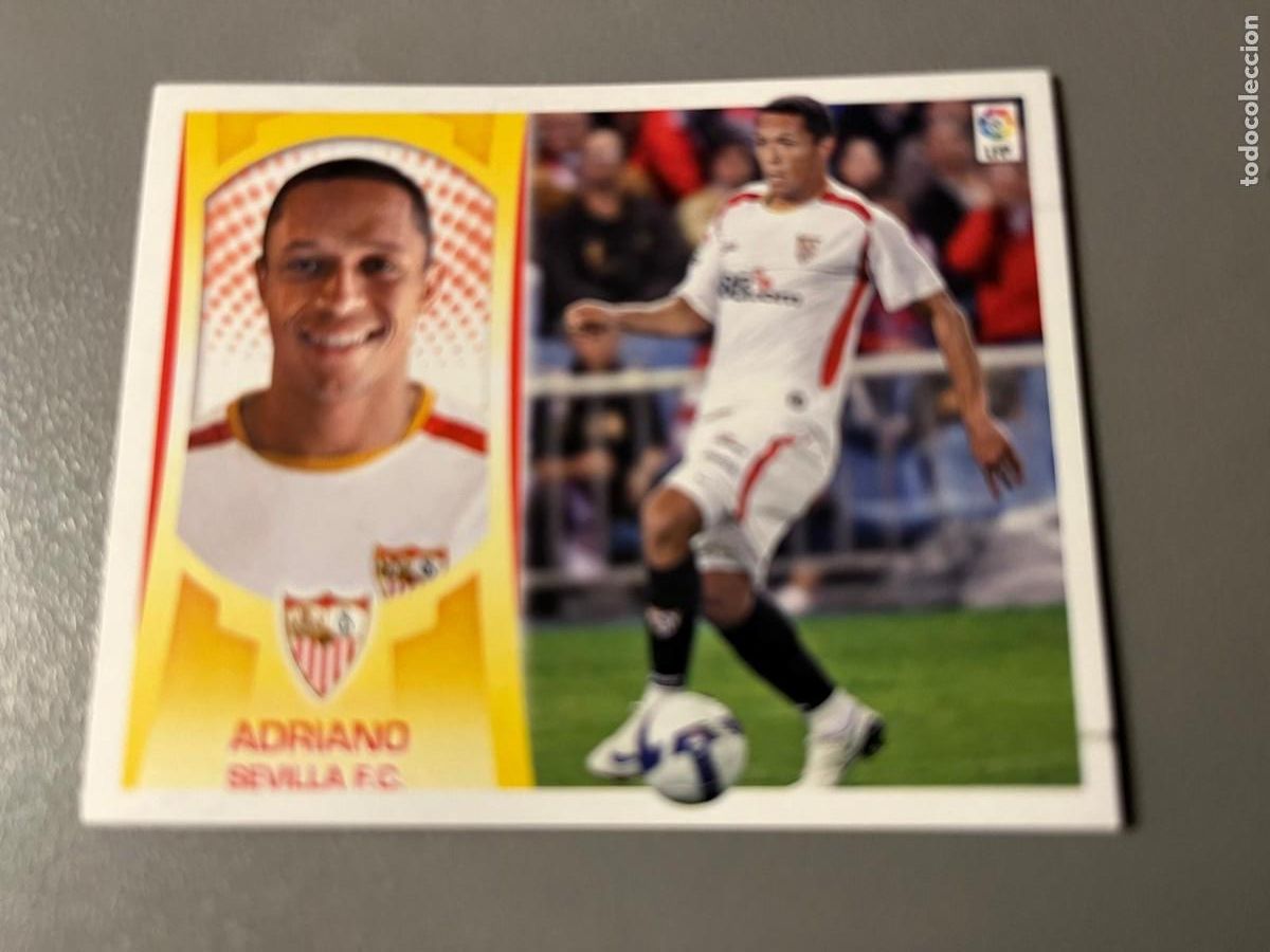 Cromos de Futebol: N&ordm; 8 ADRIANO SEVILLA F.C. ESTE LIGA 09 10