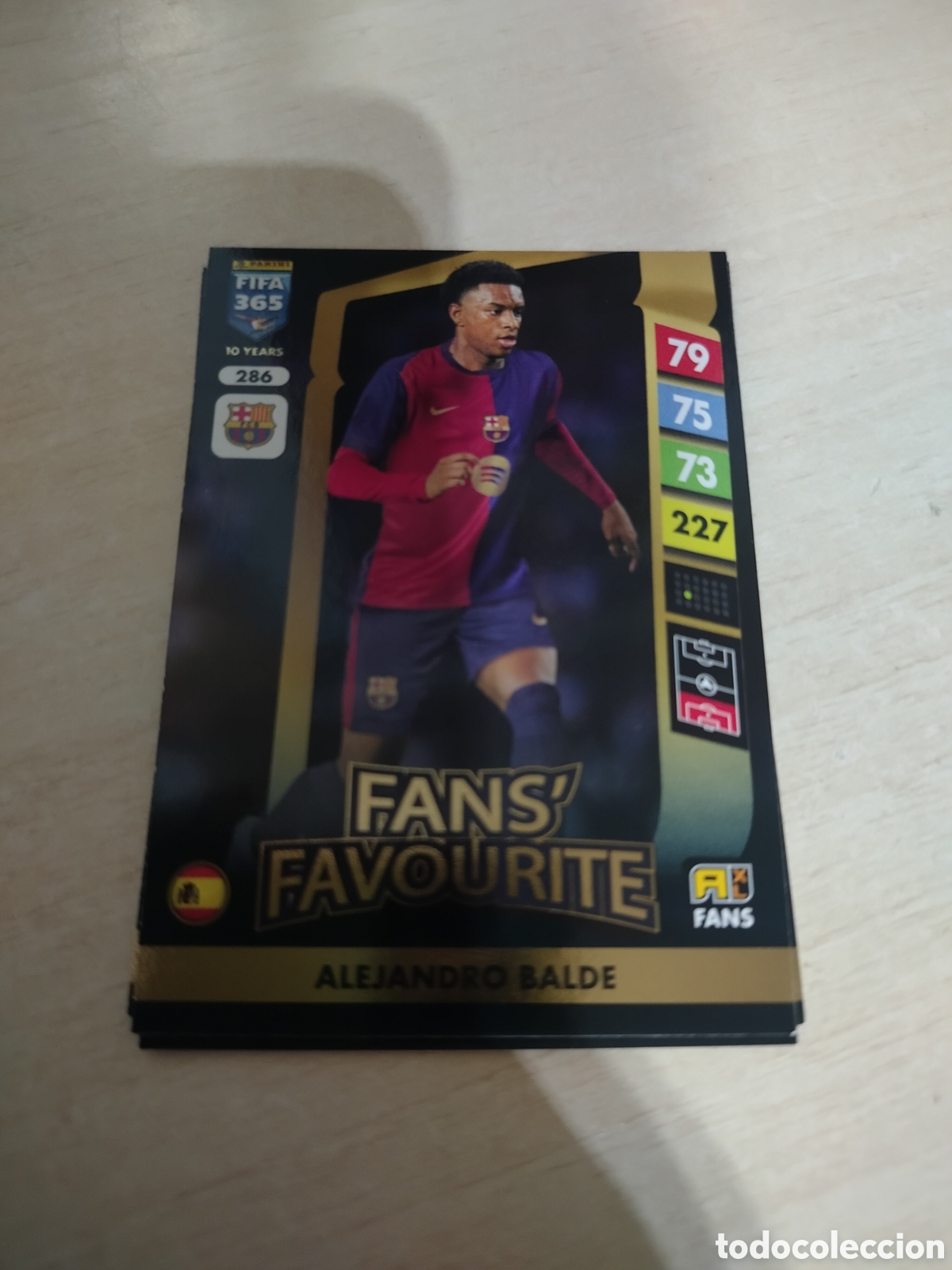 Fu&szlig;ball-Sticker: BALDE FANS FAVOURITE 286 ADRENALYN XL FIFA 365 2024 2025 24 25