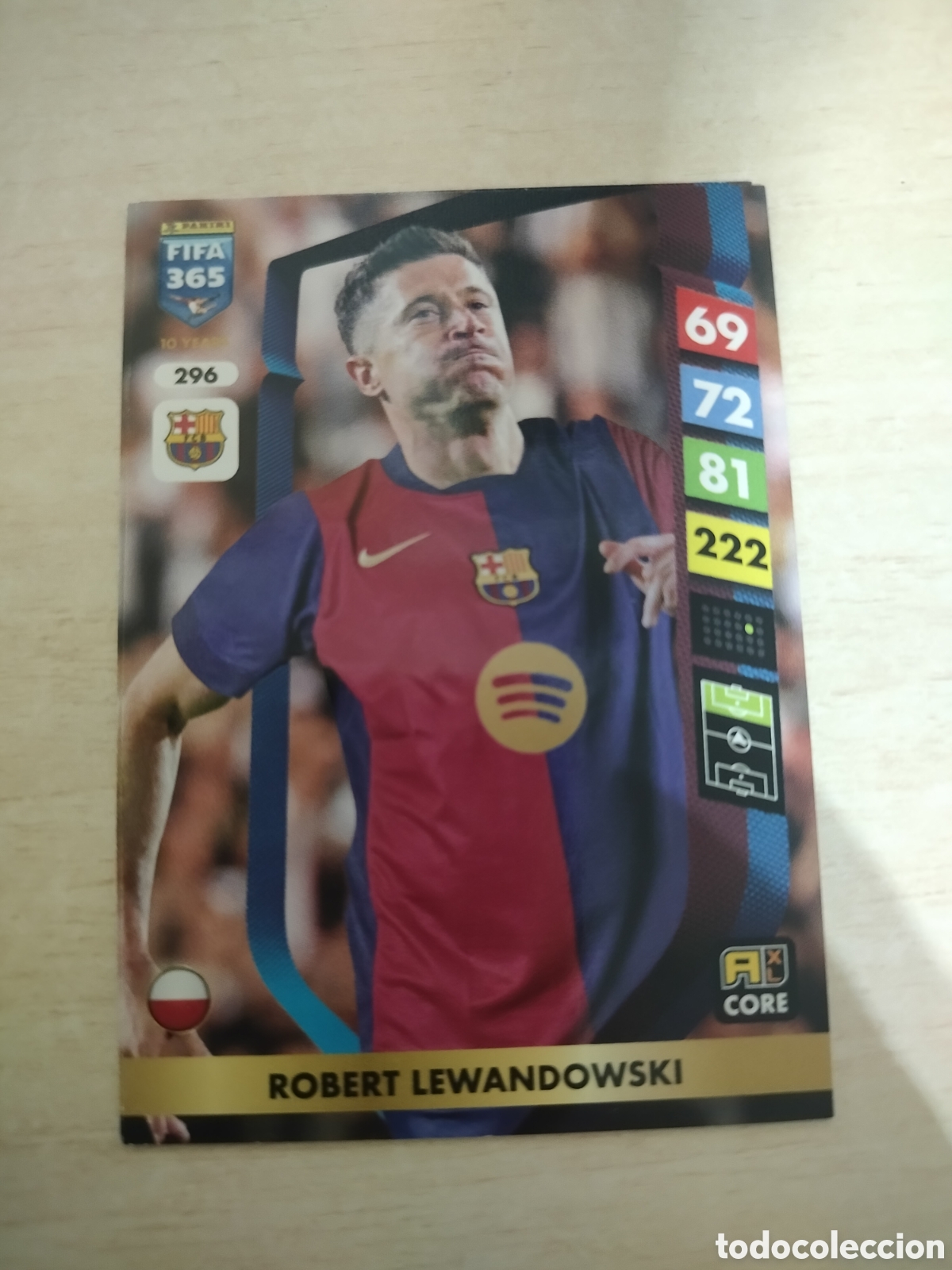 Fu&szlig;ball-Sticker: LEWANDOWSKI 296 ADRENALYN XL FIFA 365 2024 2025 24 25