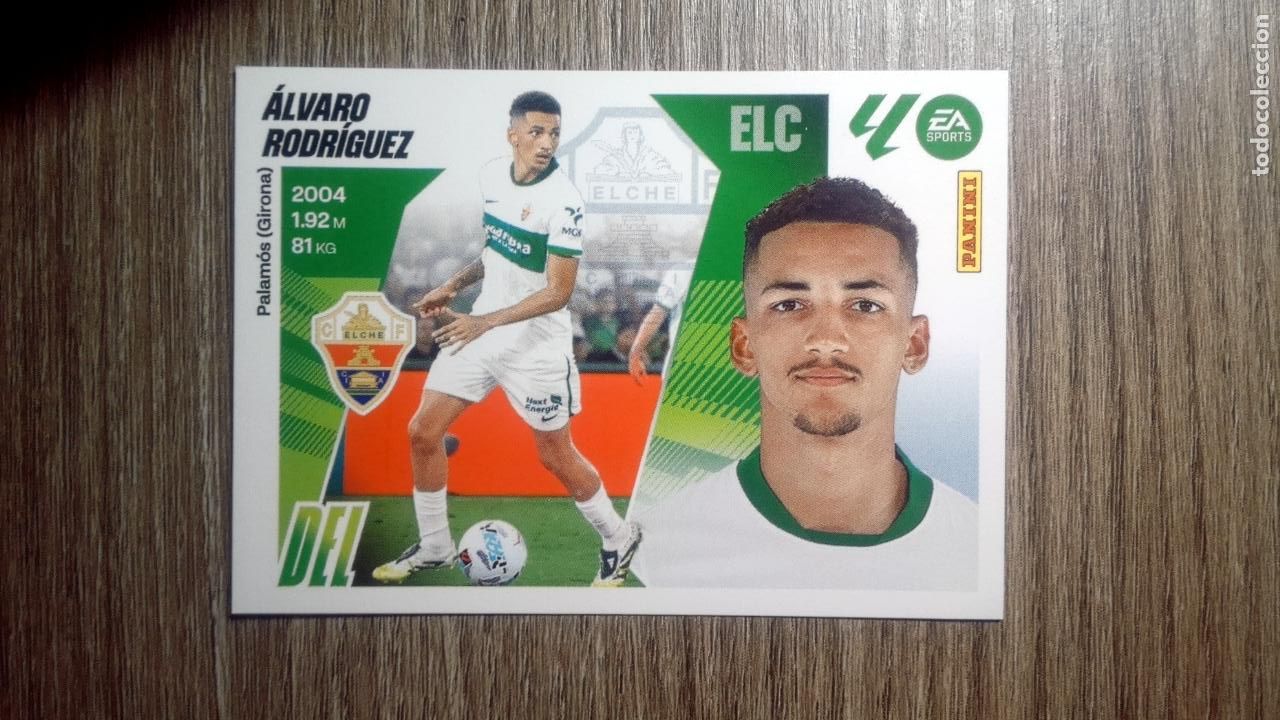 Figurine di Calcio: Liga ESTE 2025-26 19 BIS-. &Aacute;LVARO RODR&Iacute;GUEZ Elche PANINI 2025/26 25 26