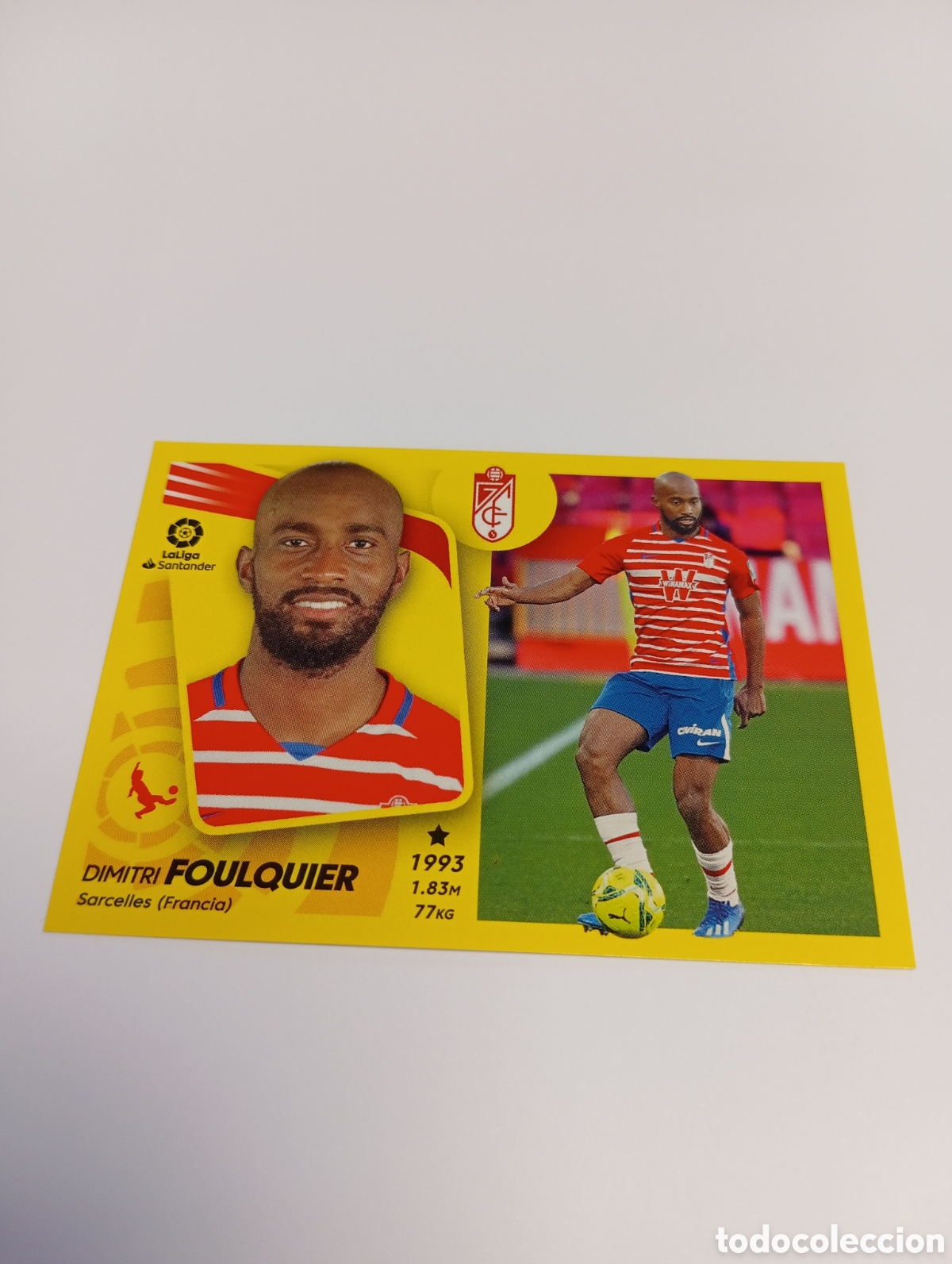 Fu&szlig;ball-Sticker: Foulquier 7 GRANADA 21-22 ESTE 2021 2022 PANINI