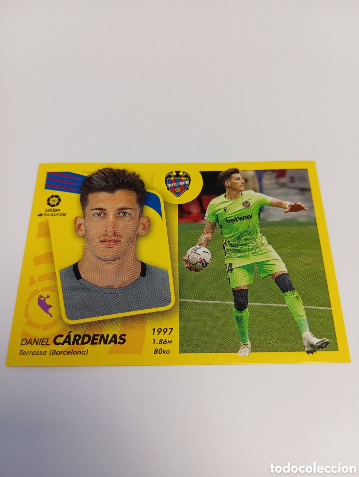 Fu&szlig;ball-Sticker: C&aacute;rdenas 6 LEVANTE 21-22 ESTE 2021 2022 PANINI