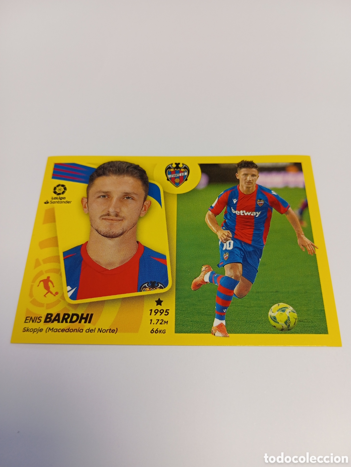 Fu&szlig;ball-Sticker: BARDHI 16 LEVANTE 21-22 ESTE 2021 2022 PANINI