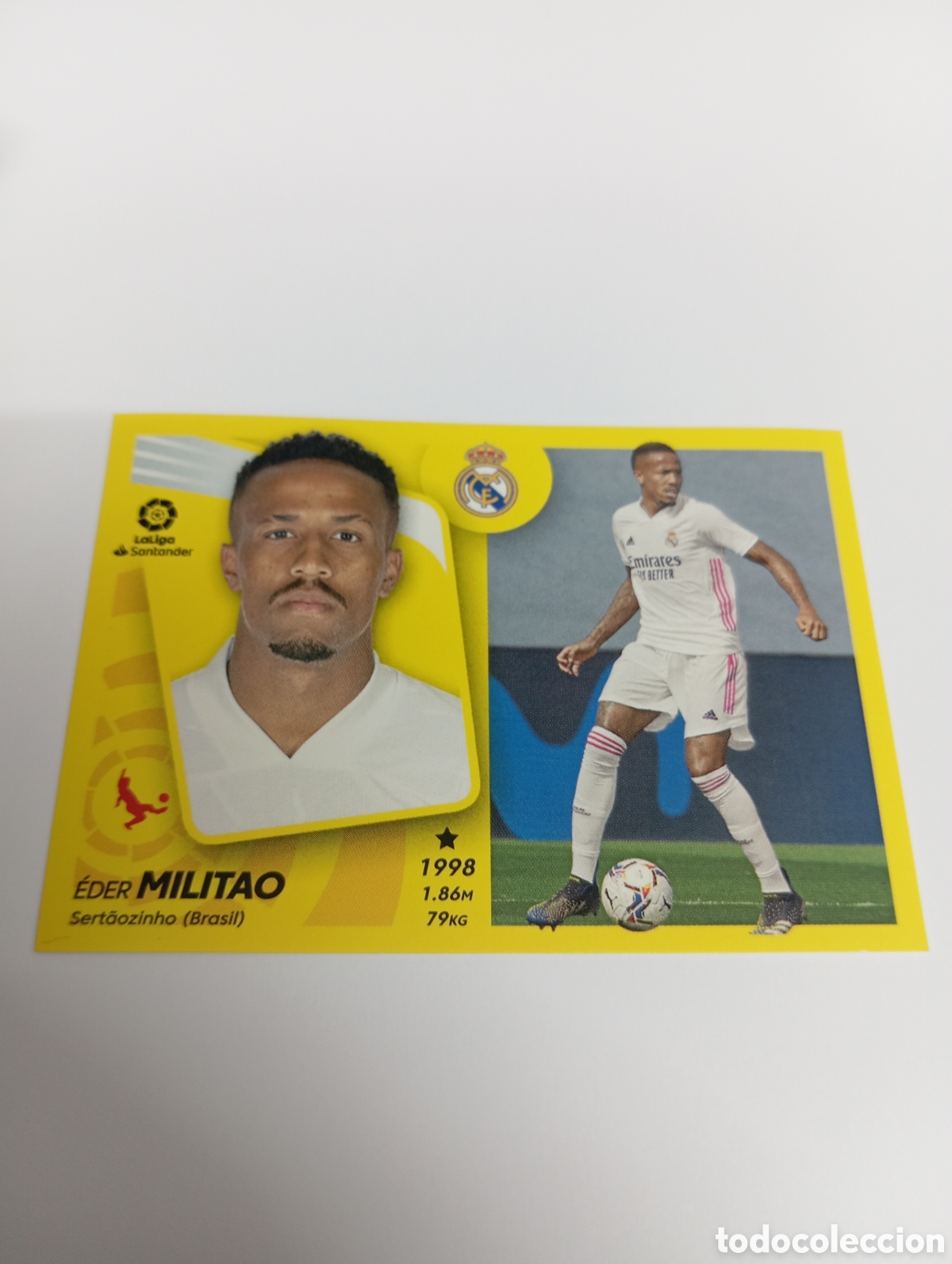 Fu&szlig;ball-Sticker: Militao 11 REAL MADRID 21-22 ESTE 2021 2022 PANINI