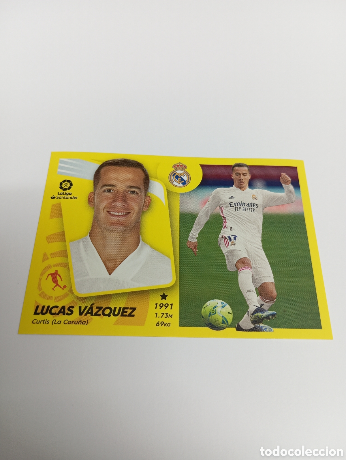 Fu&szlig;ball-Sticker: Lucas V&aacute;zquez 16 B REAL MADRID 21-22 ESTE 2021 2022 PANINI