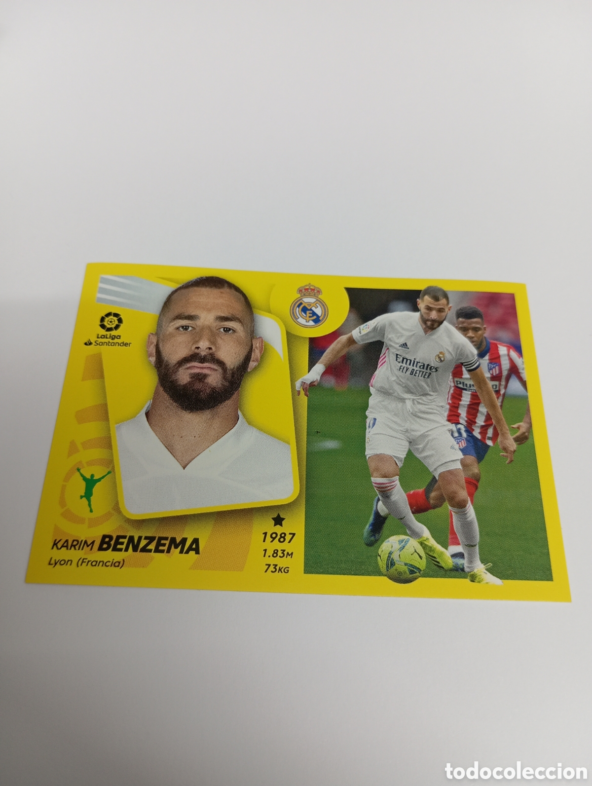 Cromos de F&uacute;tbol: Benzema 19 REAL MADRID 21-22 ESTE 2021 2022 PANINI