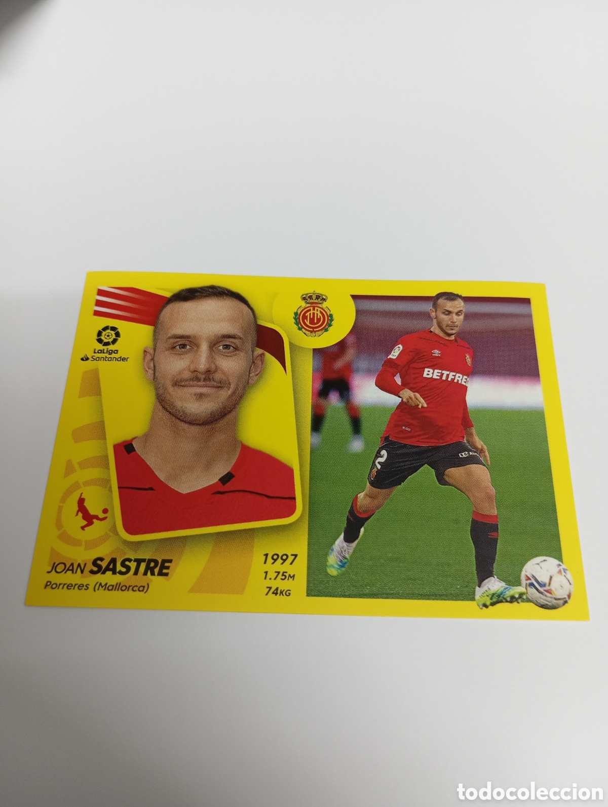 Fu&szlig;ball-Sticker: Sastre 7 MALLORCA 21-22 ESTE 2021 2022 PANINI