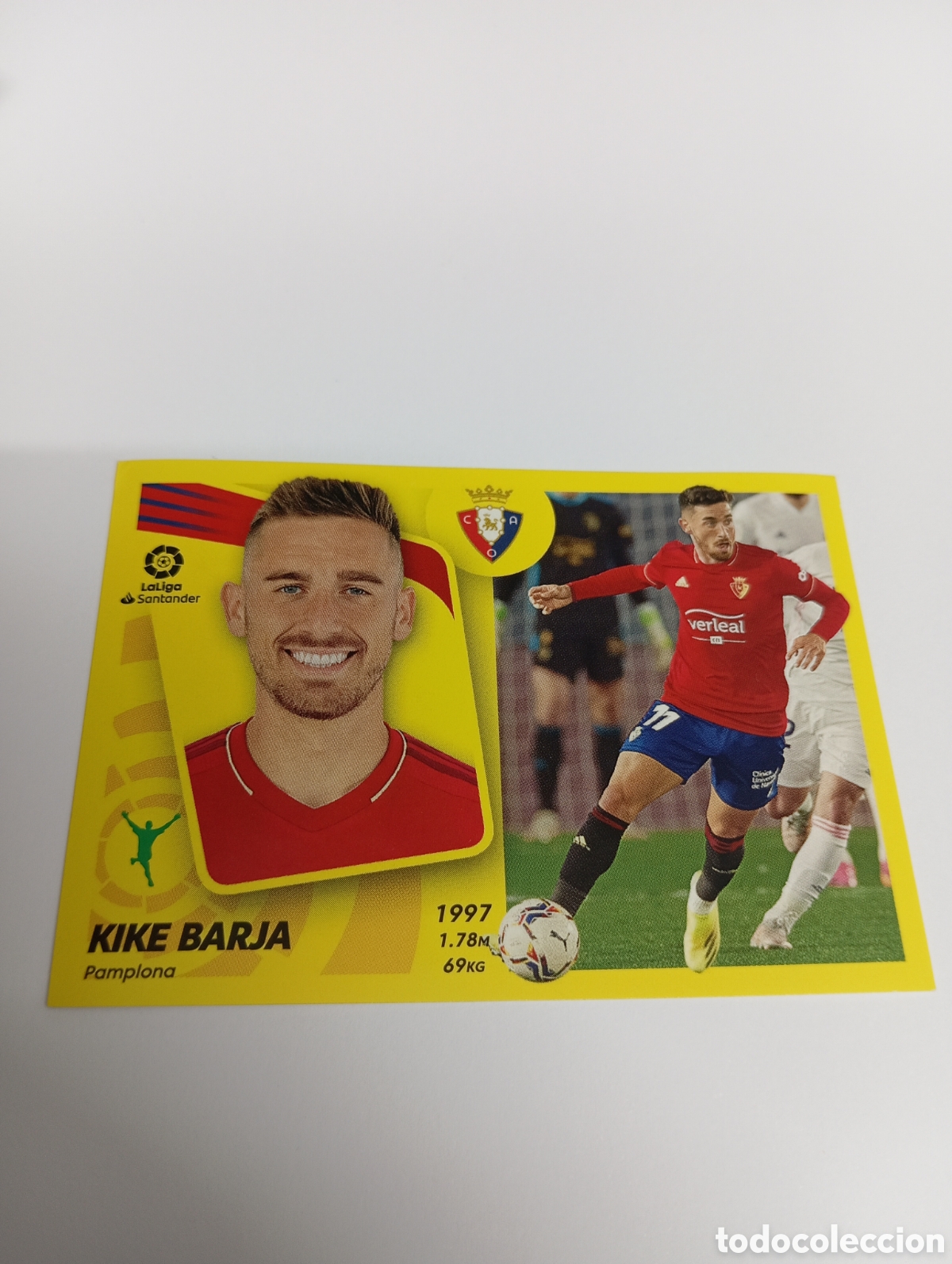 Cromos de Futebol: Kike Barja 18 B OSASUNA 21-22 ESTE 2021 2022 PANINI