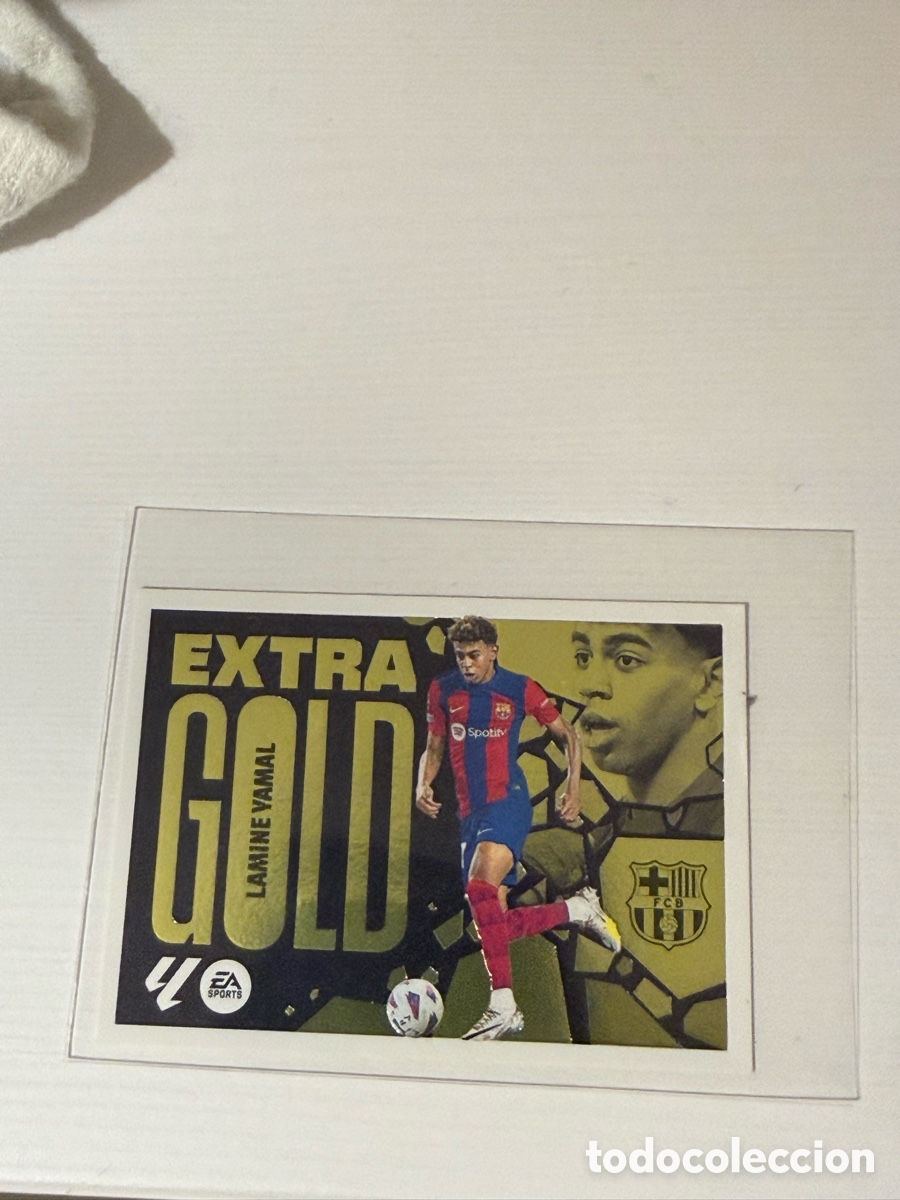 Cromos de F&uacute;tbol: Lamine Yamal extra Gold