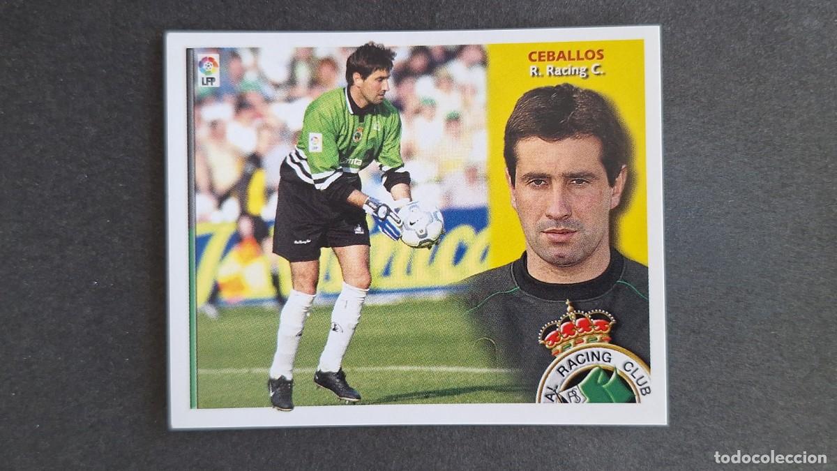 Fu&szlig;ball-Sticker: L3 CEBALLOS RACING DE SANTANDER LIGA ESTE 2002/2003 02 03 NUNCA PEGADO SIN PEGAR