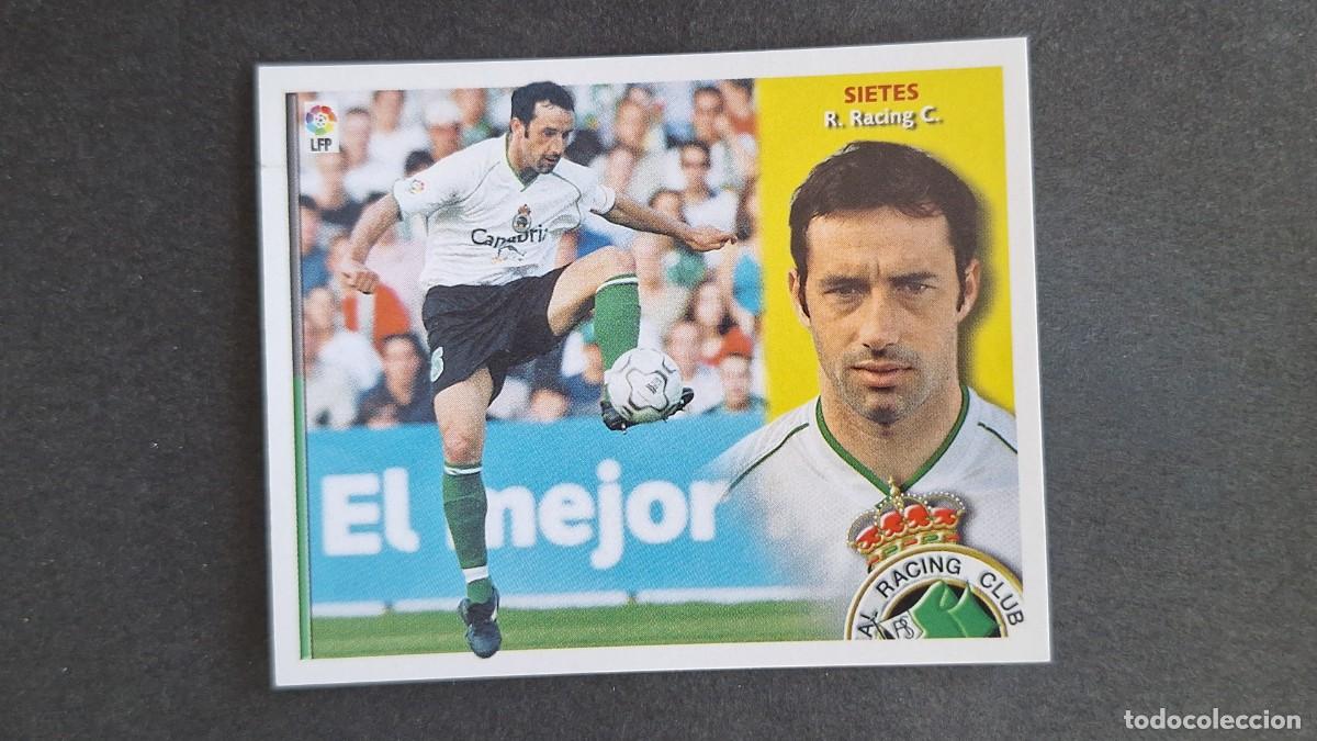Fu&szlig;ball-Sticker: L3 SIETES RACING DE SANTANDER LIGA ESTE 2002/2003 02 03 NUNCA PEGADO SIN PEGAR