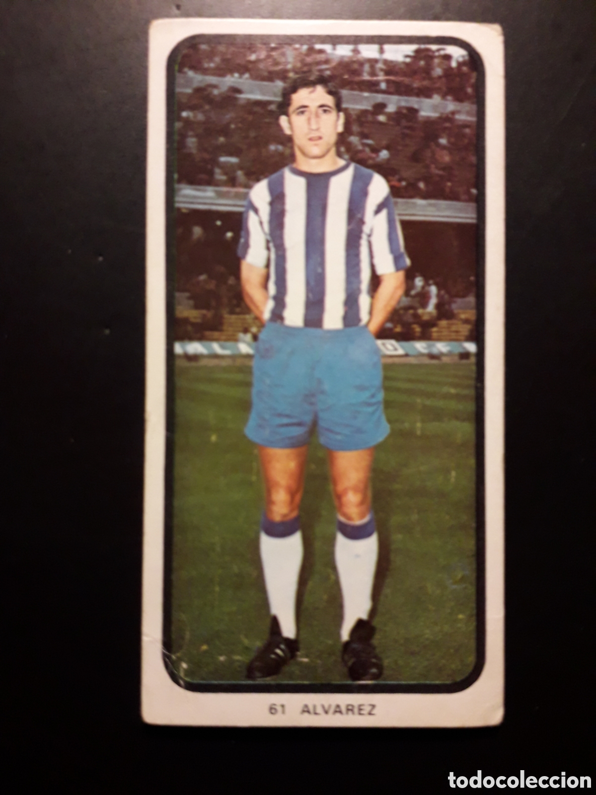 Cromos de F&uacute;tbol: &Aacute;LVAREZ M&Aacute;LAGA N&deg; 61 RUIZ ROMERO 73 74 1973 1974, DESPEGADO, PEDIDO M&Iacute;NIMO 3&euro;