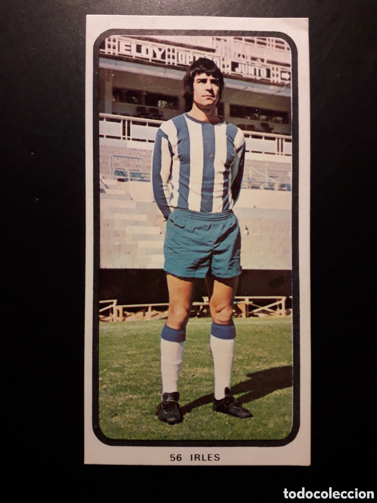 Cromos de F&uacute;tbol: IRLES M&Aacute;LAGA N&deg; 56 RUIZ ROMERO 73 74 1973 1974, DESPEGADO, PEDIDO M&Iacute;NIMO 3&euro;