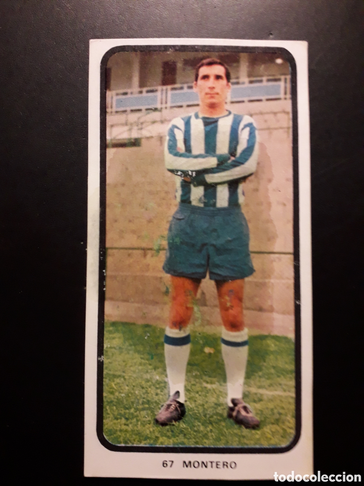 Cromos de F&uacute;tbol: MONTERO M&Aacute;LAGA N&deg; 67 RUIZ ROMERO 73 74 1973 1974, DESPEGADO, DEFECTUOSO, PEDIDO M&Iacute;NIMO 3&euro;