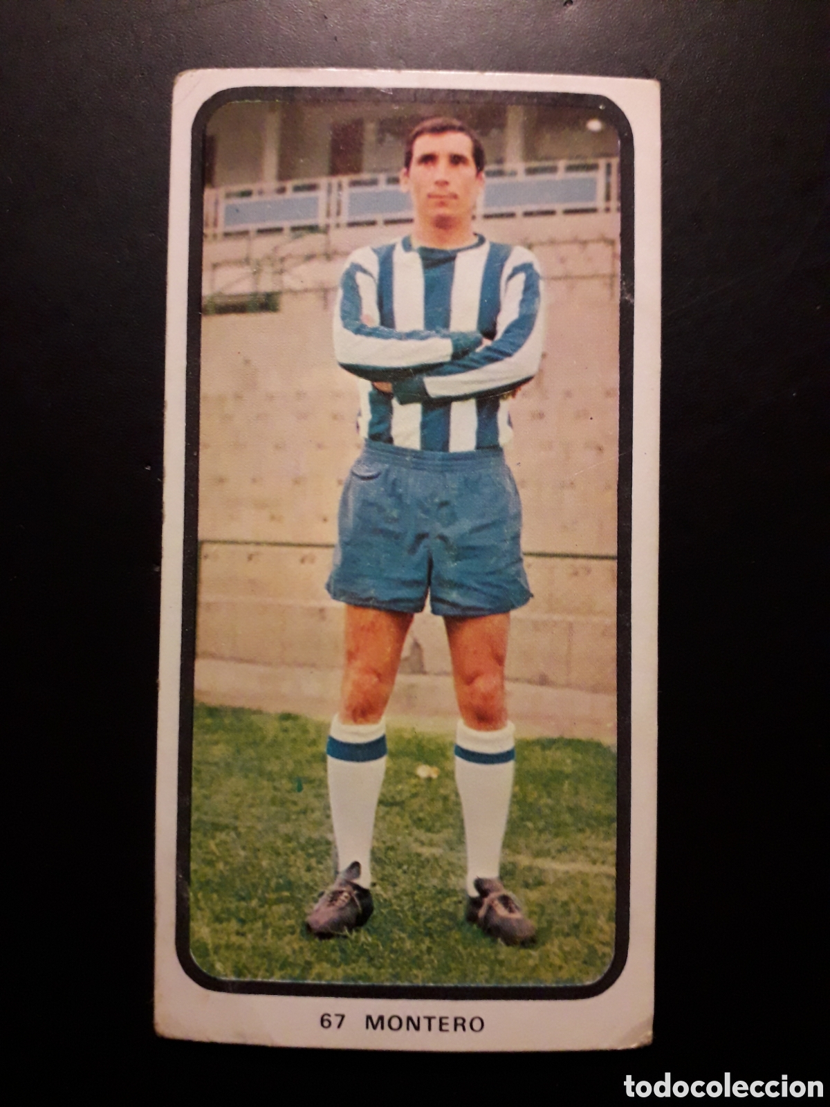 Cromos de F&uacute;tbol: MONTERO M&Aacute;LAGA N&deg; 67 RUIZ ROMERO 73 74 1973 1974, SIN PEGAR, PEDIDO M&Iacute;NIMO 3&euro;
