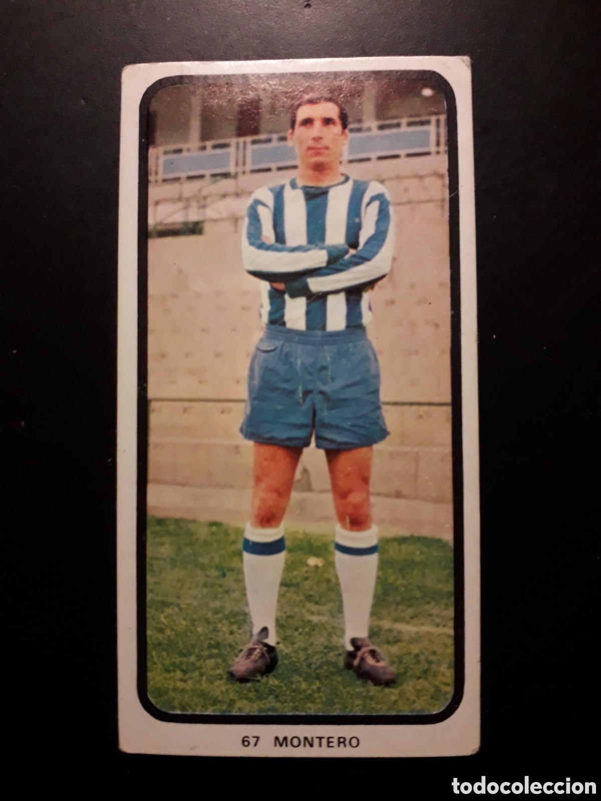 Cromos de F&uacute;tbol: MONTERO M&Aacute;LAGA N&deg; 67 RUIZ ROMERO 73 74 1973 1974, DESPEGADO, PEDIDO M&Iacute;NIMO 3&euro;.
