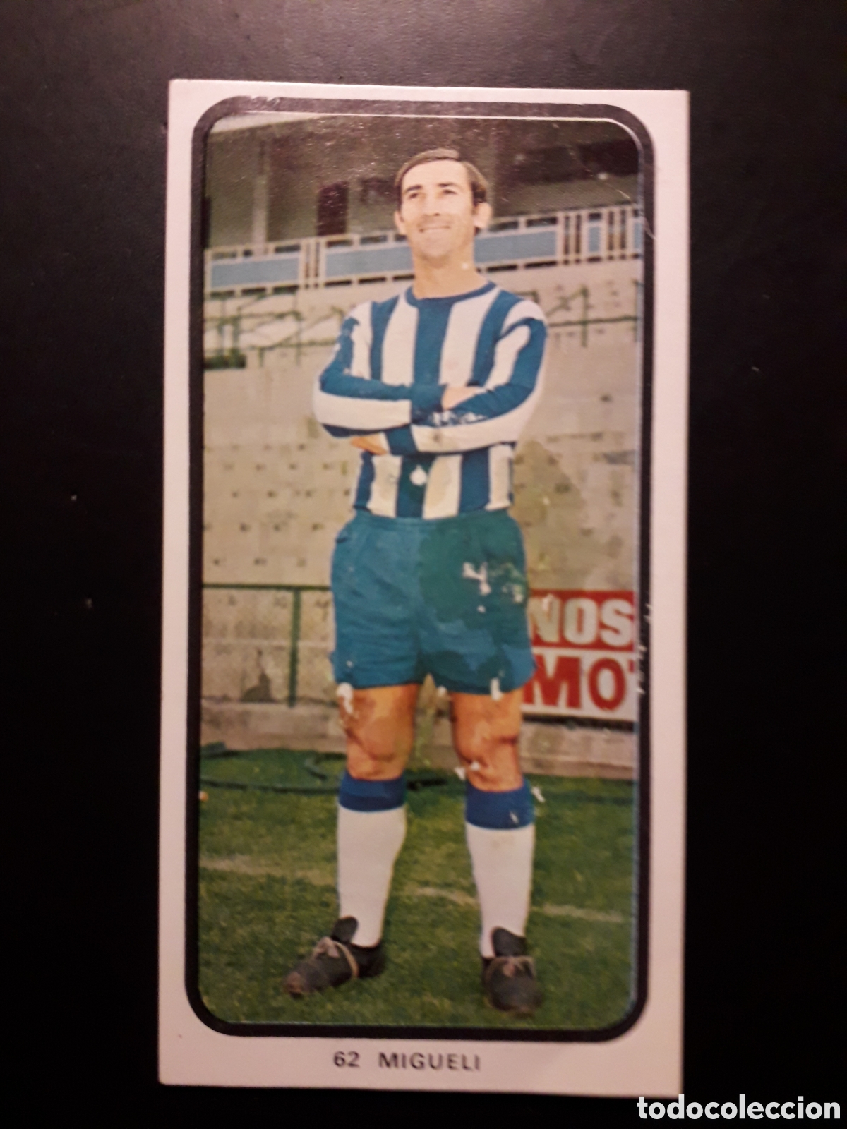 Cromos de F&uacute;tbol: MIGUELI M&Aacute;LAGA N&deg; 62 RUIZ ROMERO 73 74 1973 1974, DESPEGADO, DEFECTUOSO, PEDIDO M&Iacute;NIMO 3&euro;