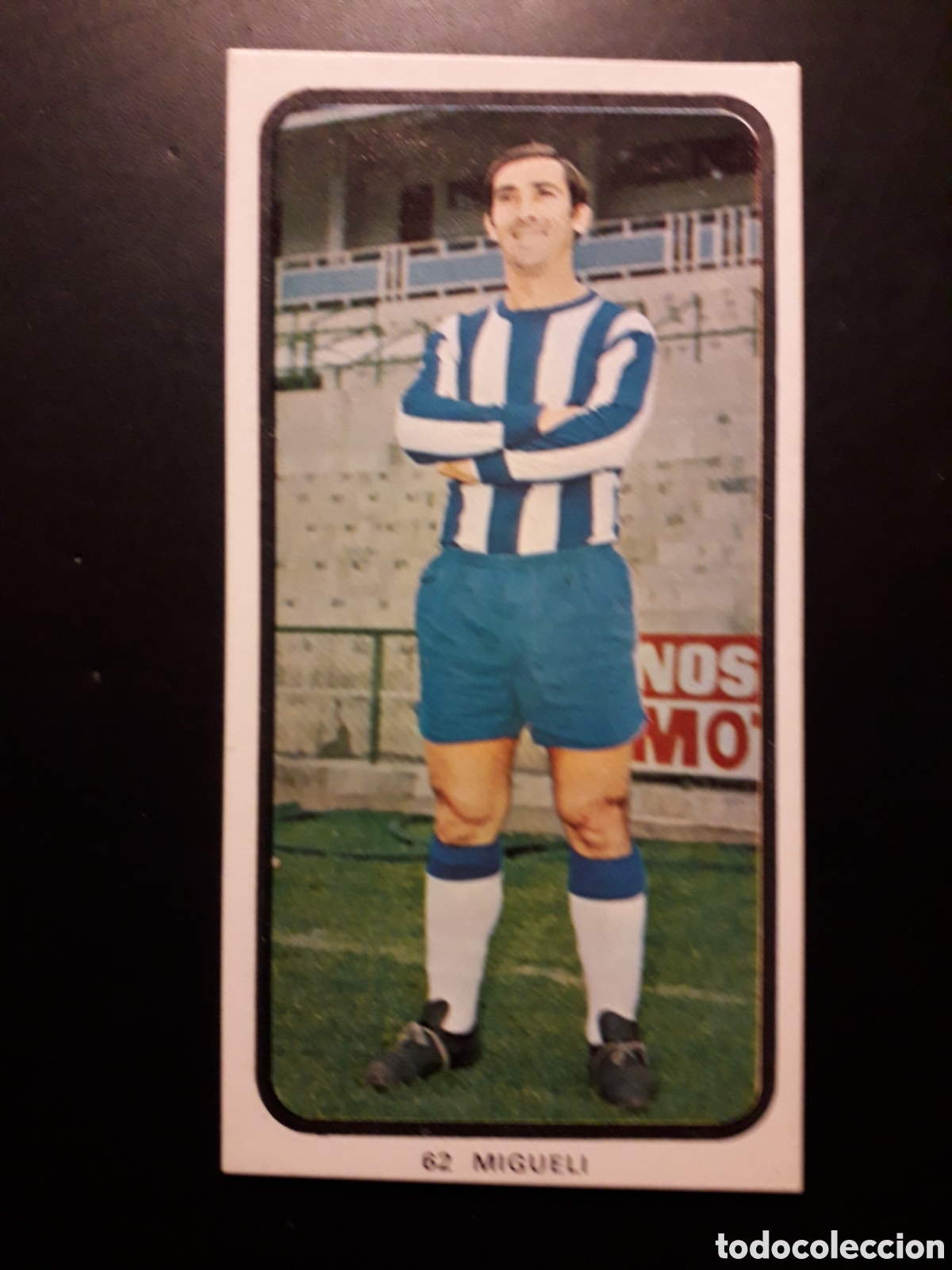 Cromos de F&uacute;tbol: MIGUELI M&Aacute;LAGA N&deg; 62 RUIZ ROMERO 73 74 1973 1974, DESPEGADO, PEDIDO M&Iacute;NIMO 3&euro;.