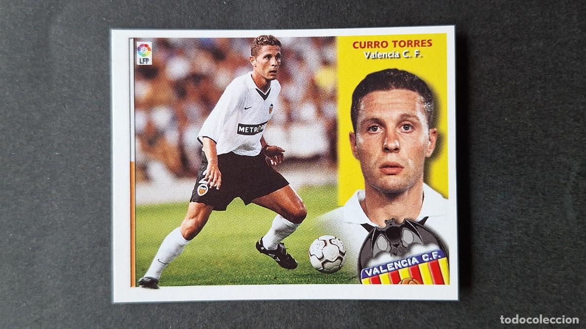 Fu&szlig;ball-Sticker: L3 CURRO TORRES VALENCIA C. F. LIGA ESTE 2002/2003 02 03 NUNCA PEGADO SIN PEGAR