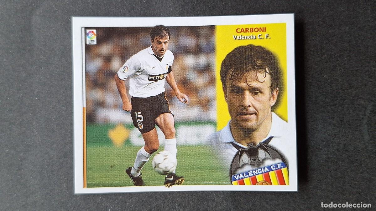 Figurine di Calcio: L3 CARBONI VALENCIA C. F. LIGA ESTE 2002/2003 02 03 NUNCA PEGADO SIN PEGAR