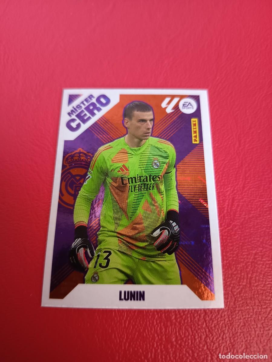 Figurine di Calcio: Liga este 25 26 Panini MISTER CERO LUNIN N&deg;7 REAL MADRID nuevo sin pegar