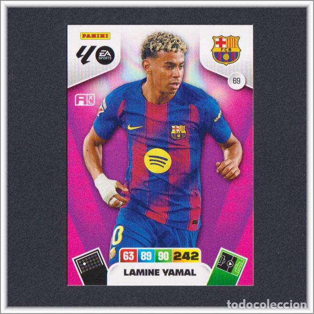 Cromos de F&uacute;tbol: ADRENALYN XL 2025 2026 25 26 PANINI LAMINE YAMAL 69 BARCELONA BAR&Ccedil;A COLECCI&Oacute;N ALBUM LIGA F&Uacute;TBOL