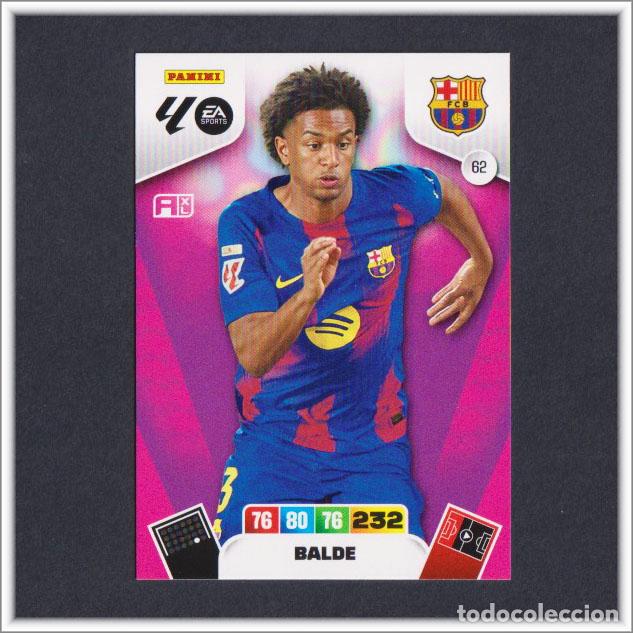 Fu&szlig;ball-Sticker: ADRENALYN XL 2025 2026 25 26 PANINI BALDE 62 BARCELONA BAR&Ccedil;A COLECCI&Oacute;N ALBUM LIGA F&Uacute;TBOL