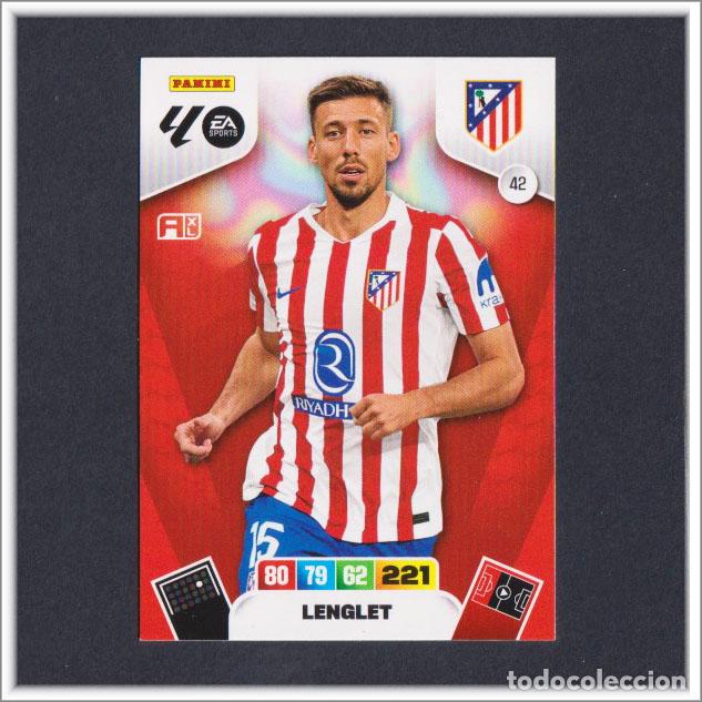 Fu&szlig;ball-Sticker: ADRENALYN XL 2025 2026 25 26 PANINI LENGLET 42 ATL&Eacute;TICO MADRID LIGA ALBUM COLECCI&Oacute;N F&Uacute;TBOL
