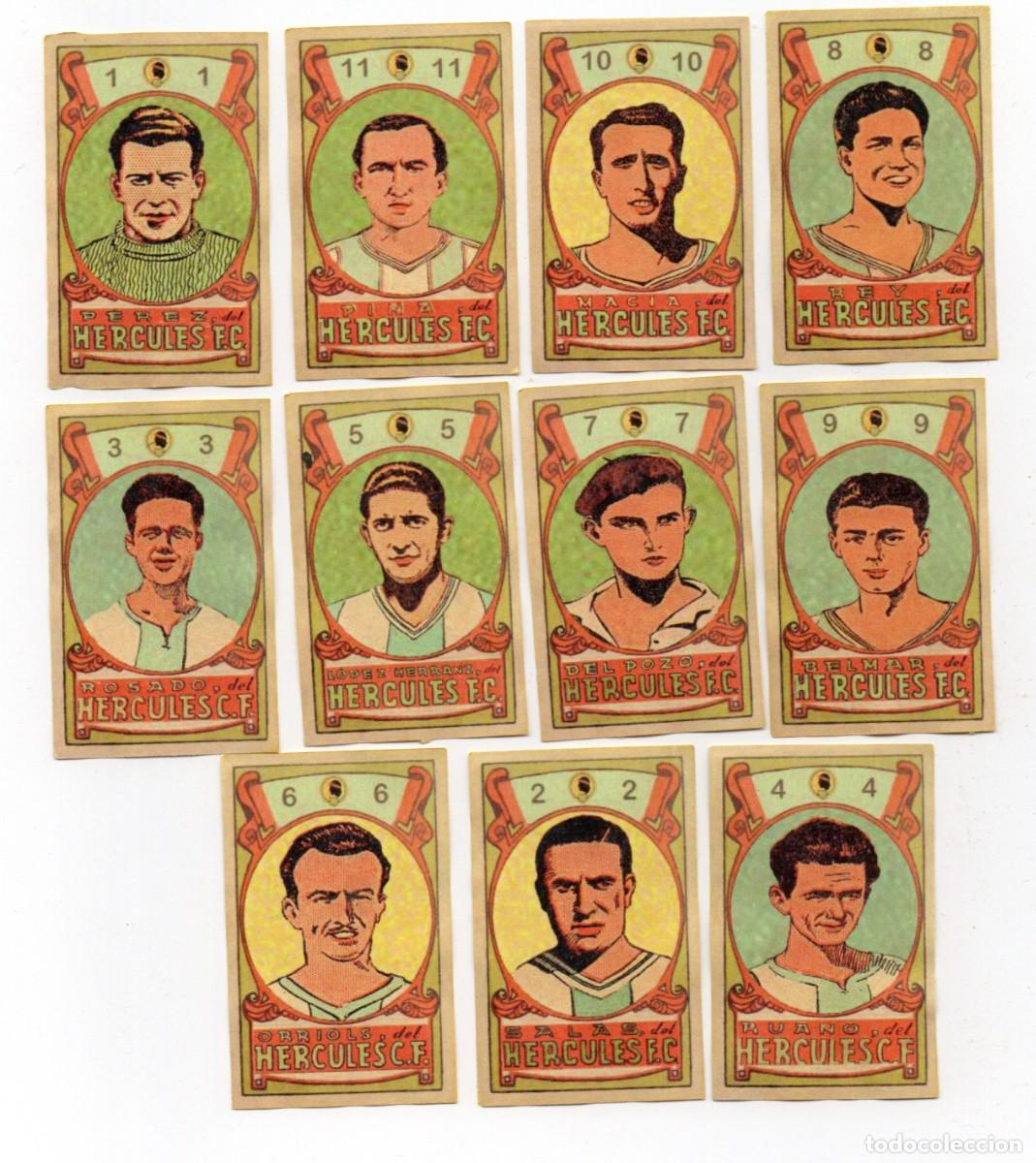 Cromos de f&uacute;tbol: HERCULES 1940 DE CHOCOLATES GUILLEN, - Foto 1