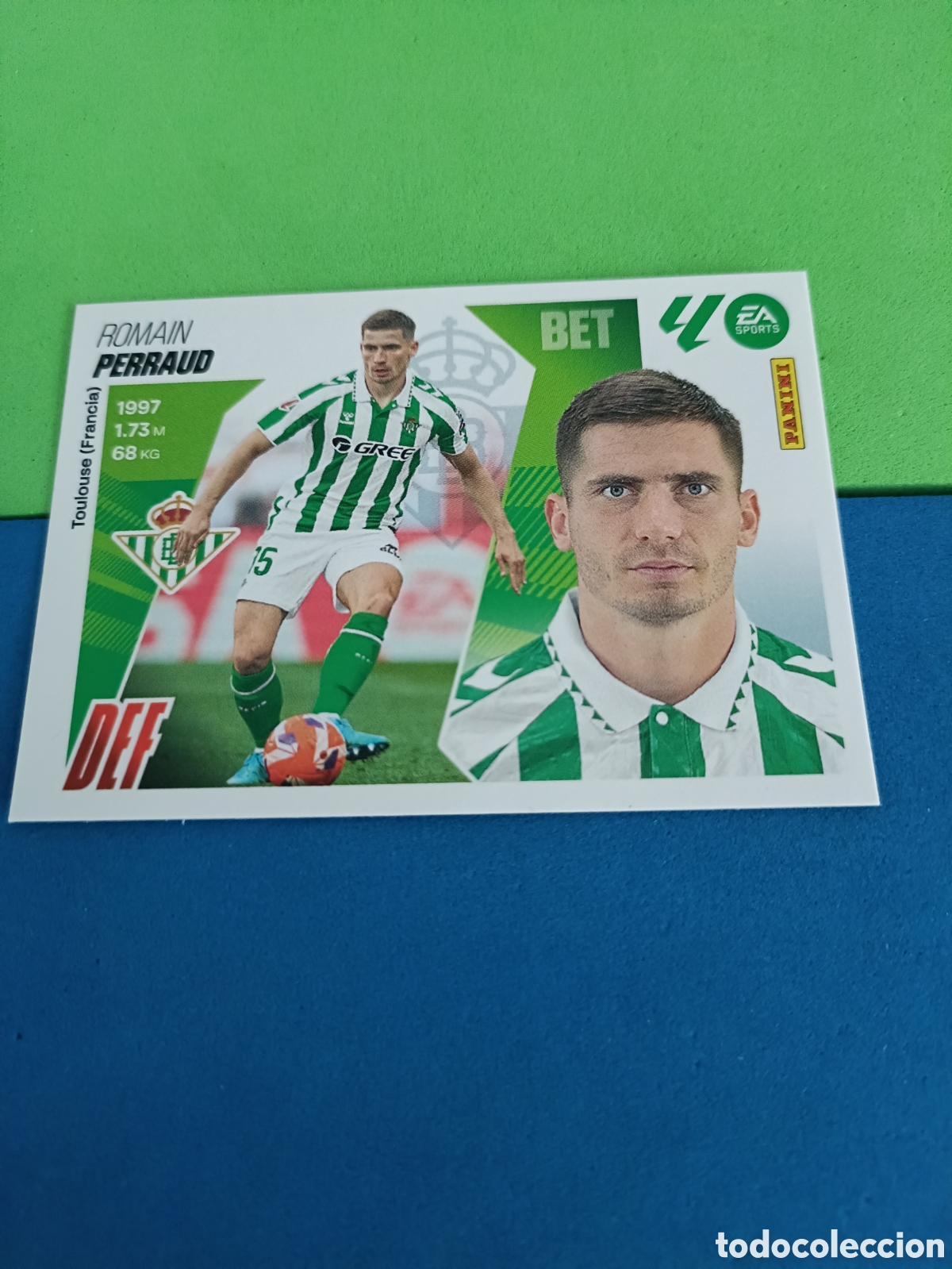 Cromos de F&uacute;tbol: Panini cromos stickers Liga este 2025 2026 25 26 - Betis 9 Perraud
