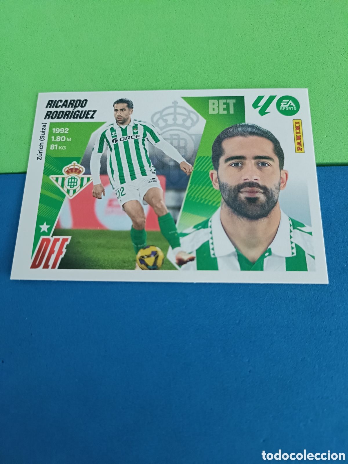 Cromos de F&uacute;tbol: Panini cromos stickers Liga este 2025 2026 25 26 - Betis 10A Ricardo Rodr&iacute;guez