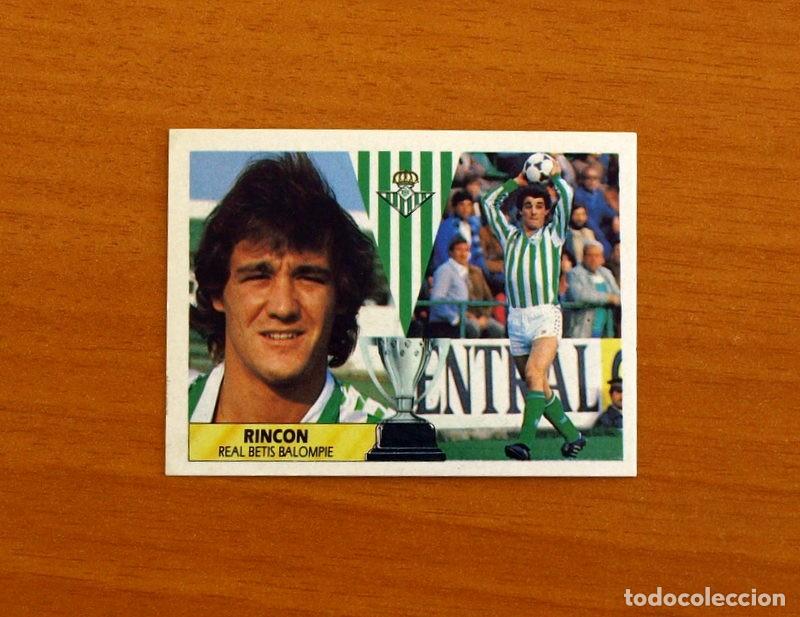 Figurine di Calcio: Real Betis - Rinc&oacute;n - Ediciones Este Liga 1987-1988, 87-88 - Cromo Nunca pegado
