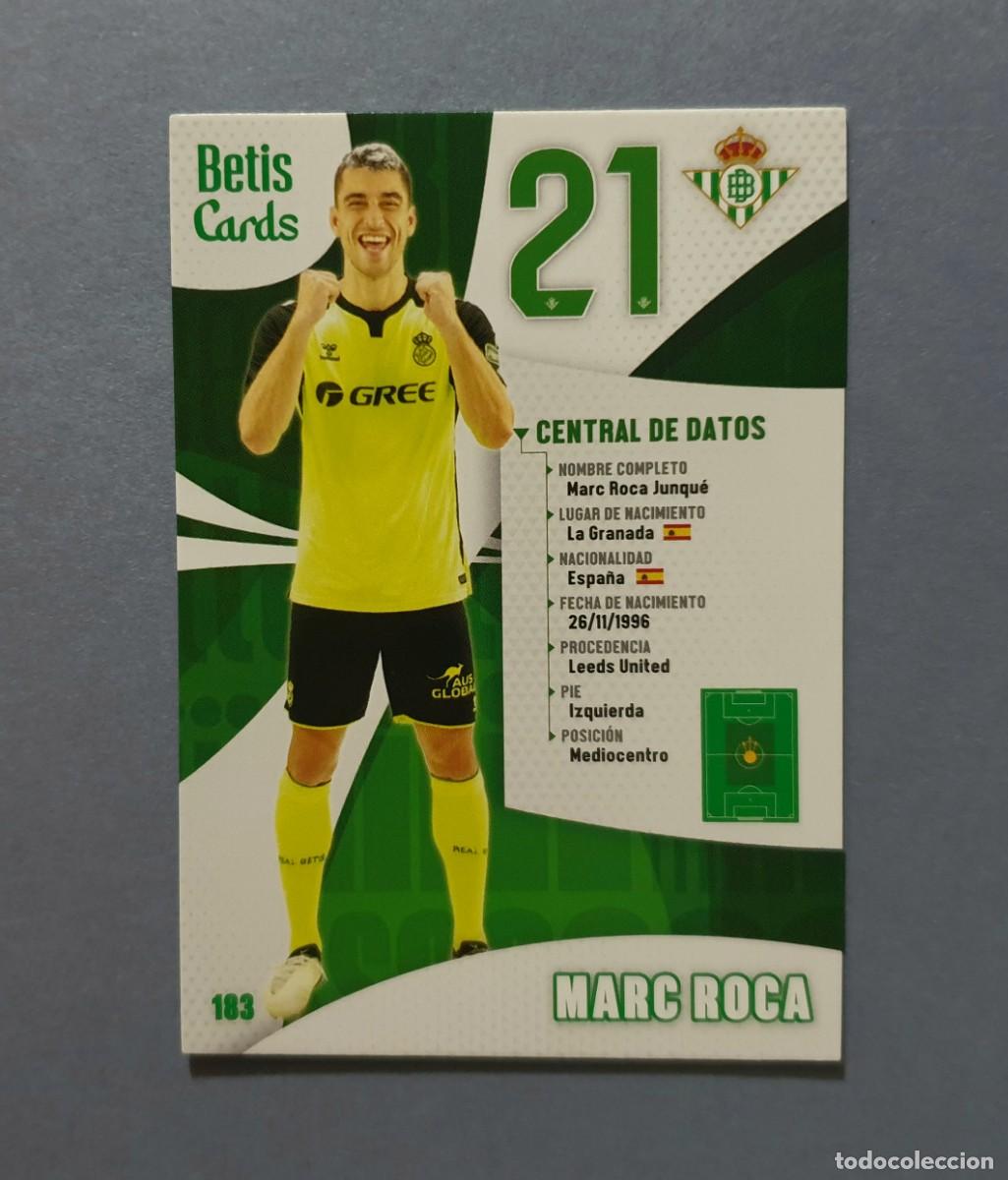 Cromos de F&uacute;tbol: 183 MARC ROCA - BETIS CARDS 2025 / HOLY CARDS (NUEVO)