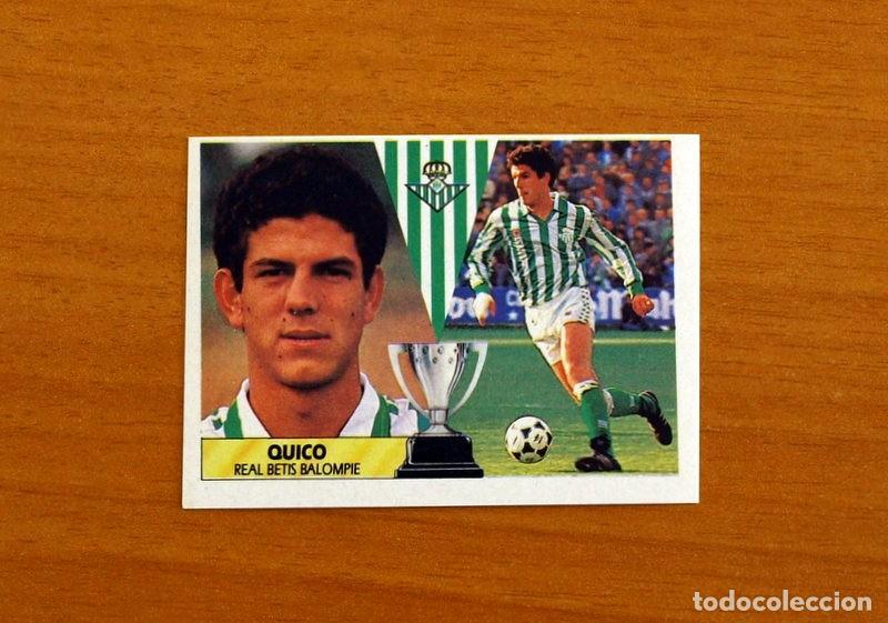 Fu&szlig;ball-Sticker: Real Betis - Quico - Ediciones Este Liga 1987-1988, 87-88 - Cromo Nunca pegado