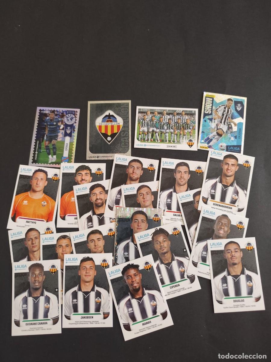 Cartes &agrave; collectionner de Football: EQUIPO INCOMPLETO CASTELL&Oacute;N HYPERMOTION 2&ordf; DIVISI&Oacute;N 2025 2026 25 26 (21/23 CROMOS)