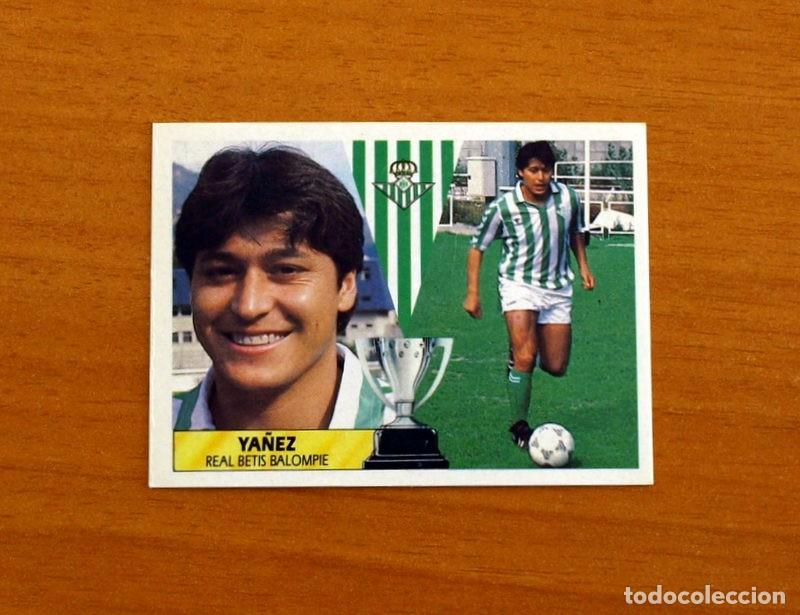 Cromos de F&uacute;tbol: Real Betis - Ya&ntilde;ez - Fichaje 19 - Ediciones Este Liga 1987-1988, 87-88 - Nunca pegado